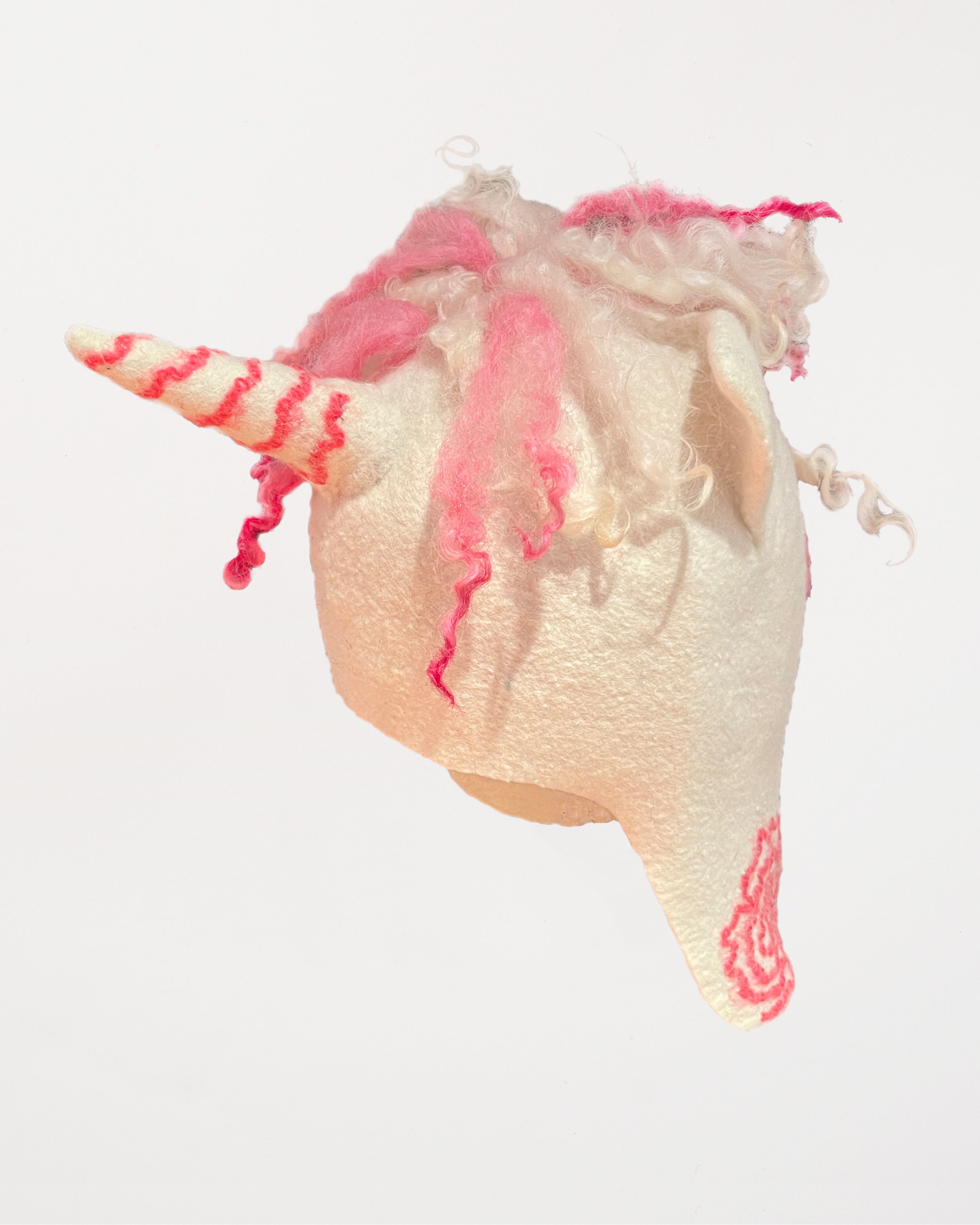 White Unicorn Hat 52-54cm