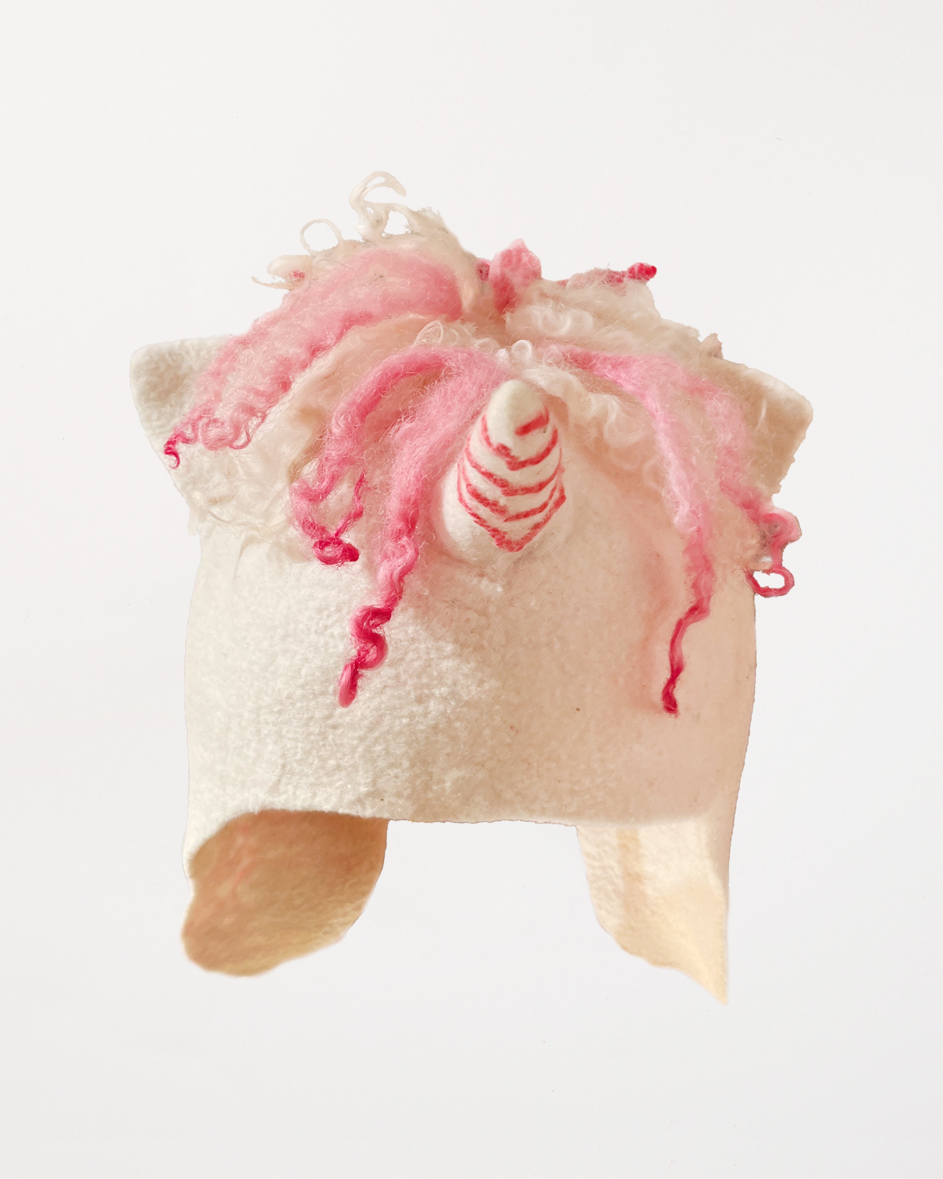 White Unicorn Hat 52-54cm