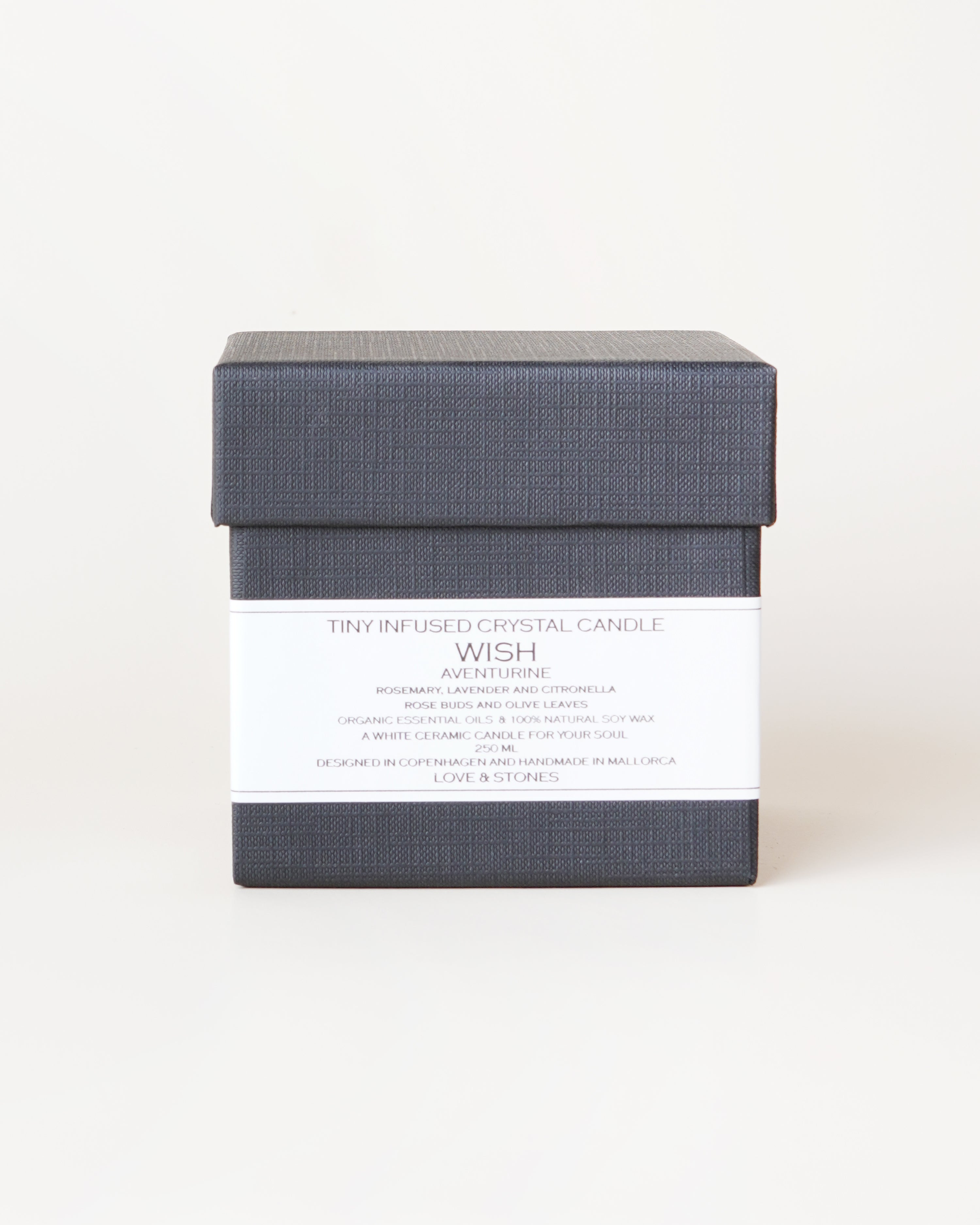 Wish Aventurine Crystal Infused Scented Tiny Candle