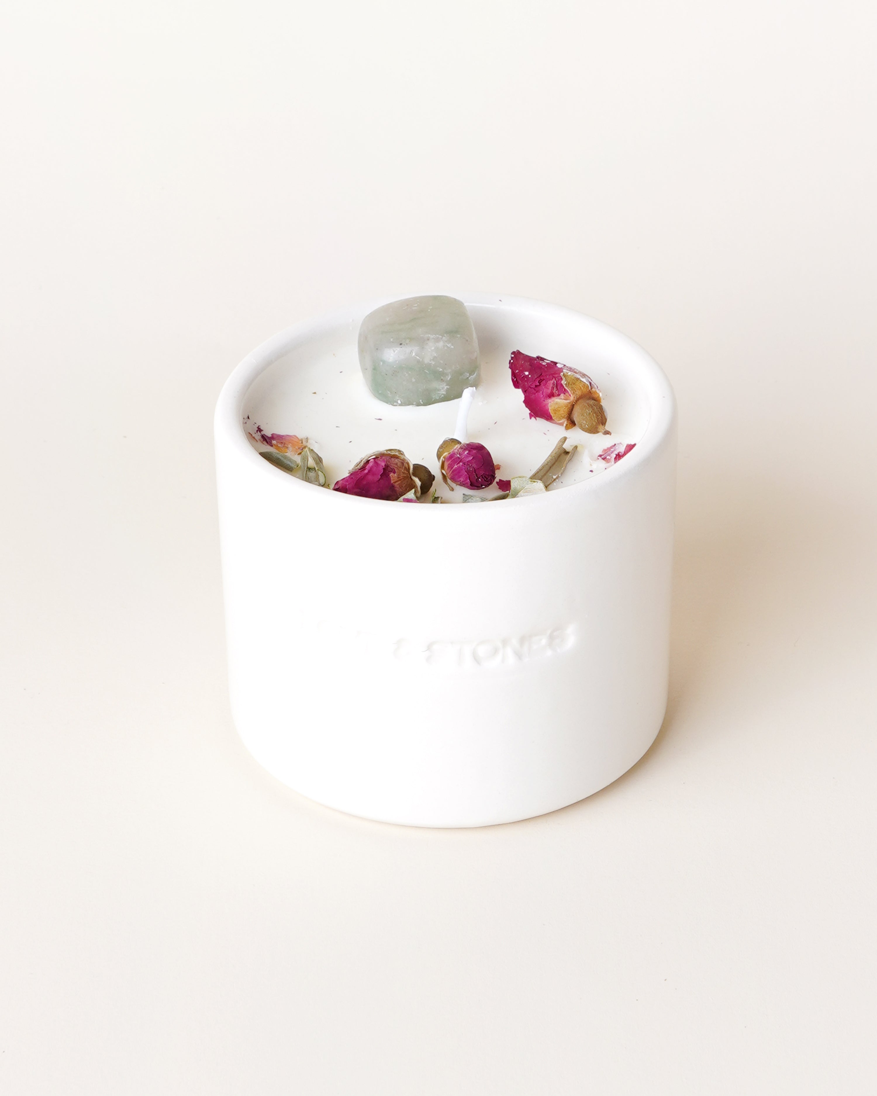 Wish Aventurine Crystal Infused Scented Tiny Candle