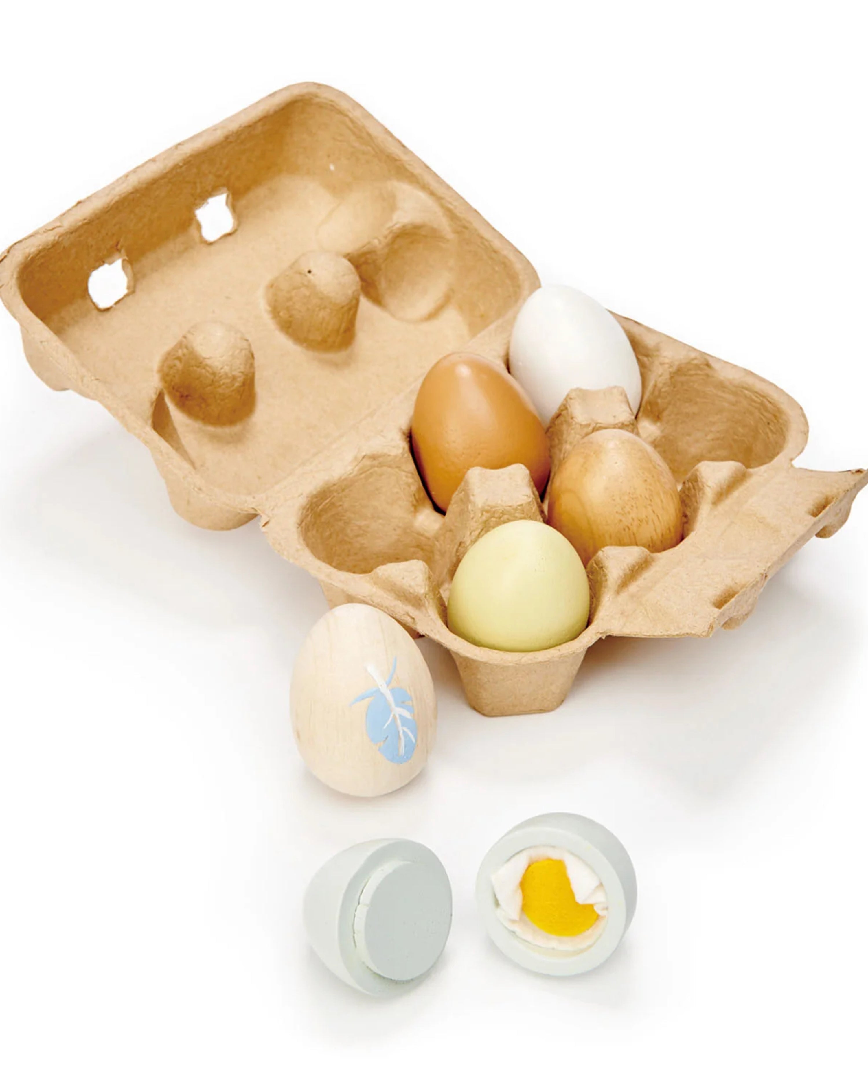 Wooden Eggs Toy