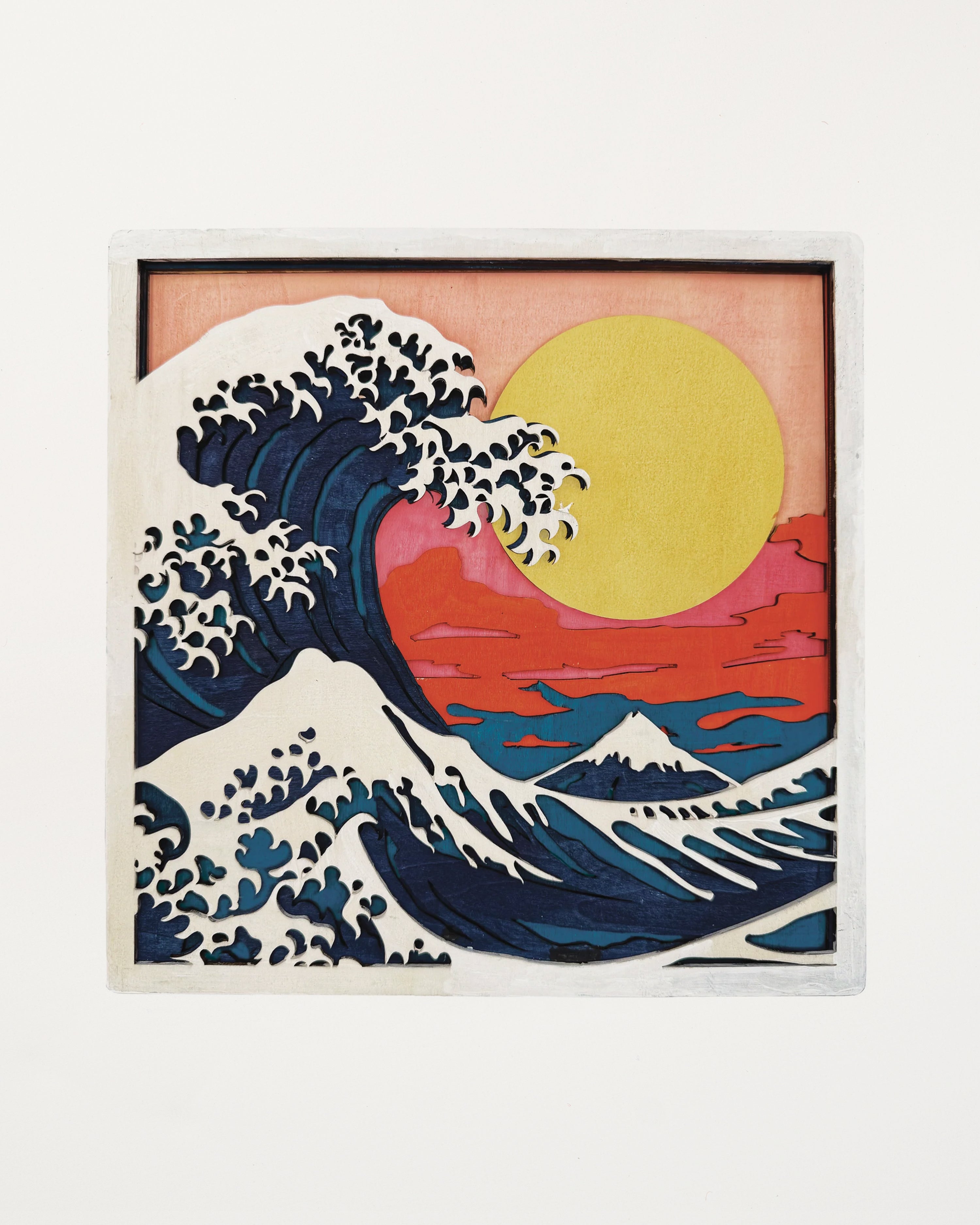 Wooden Great Wave Art Kit
