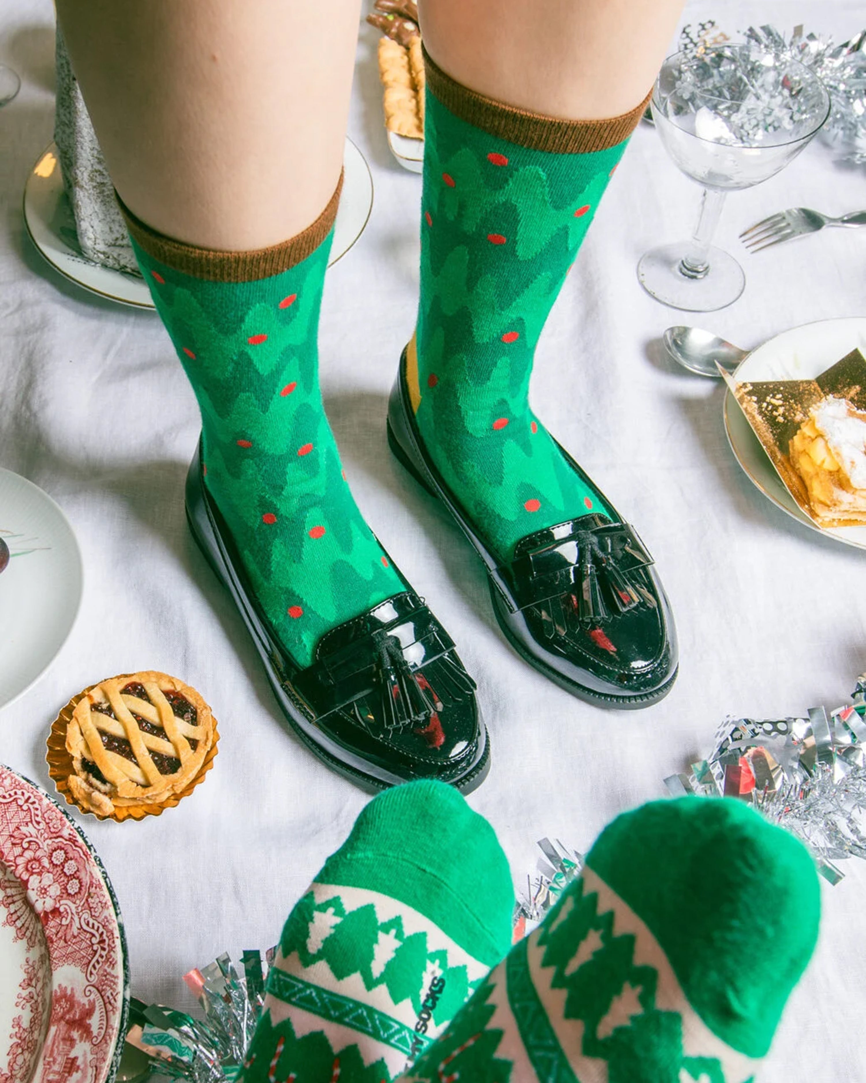 Xmas Tree Socks