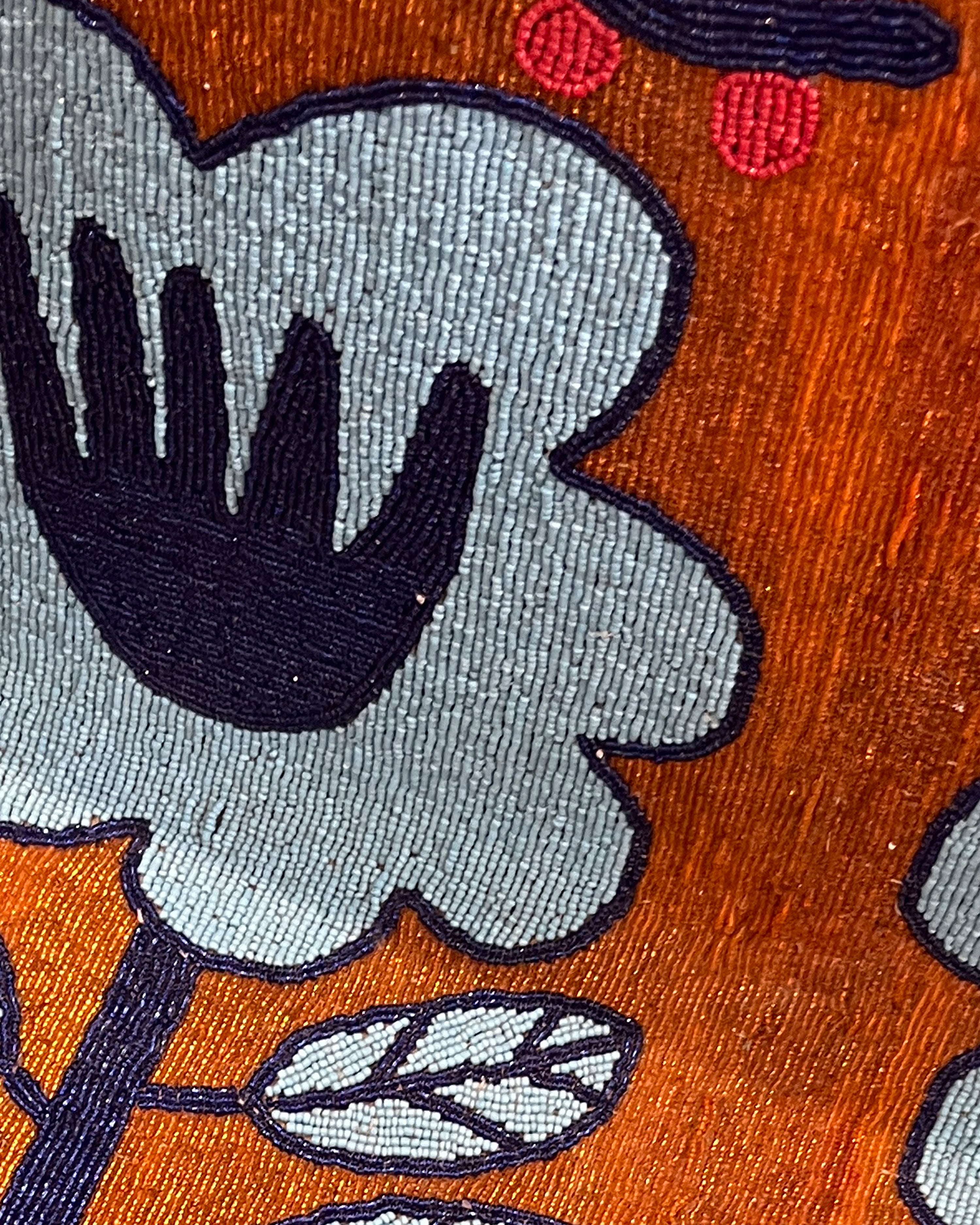 Yoruba Armchair Orange