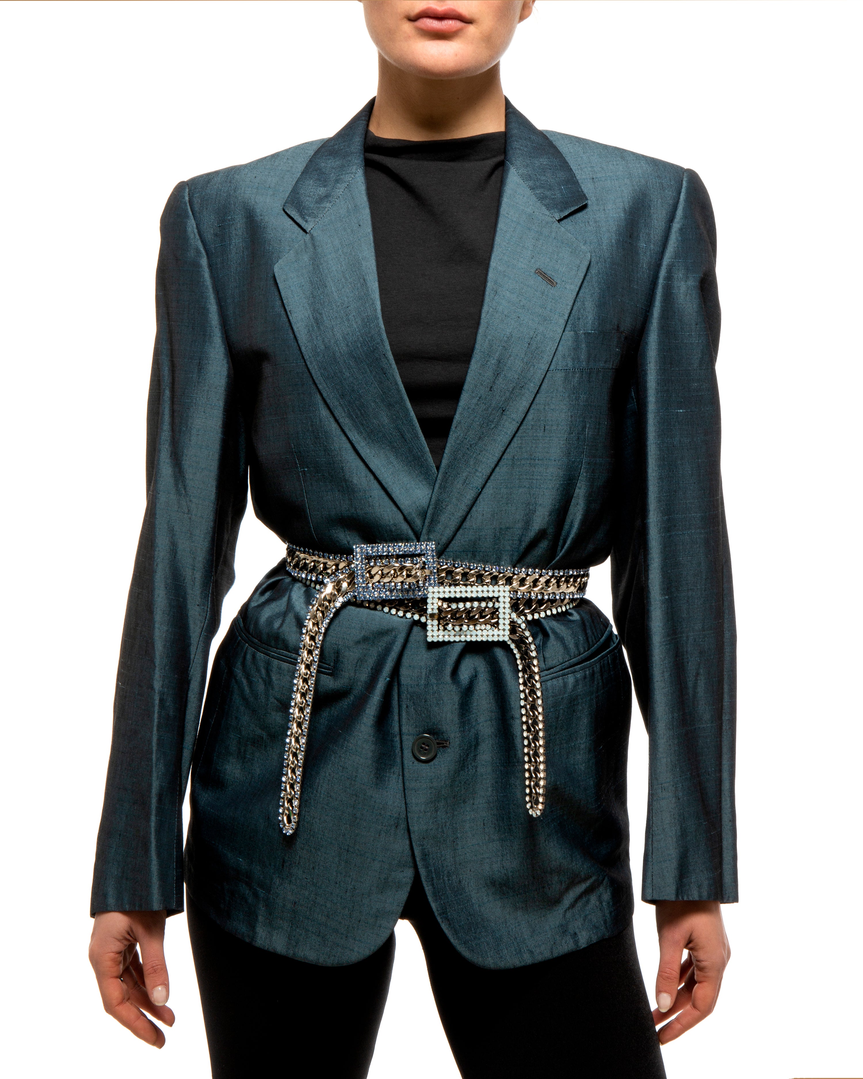 Yuval Belt Gold & Crystal S/M