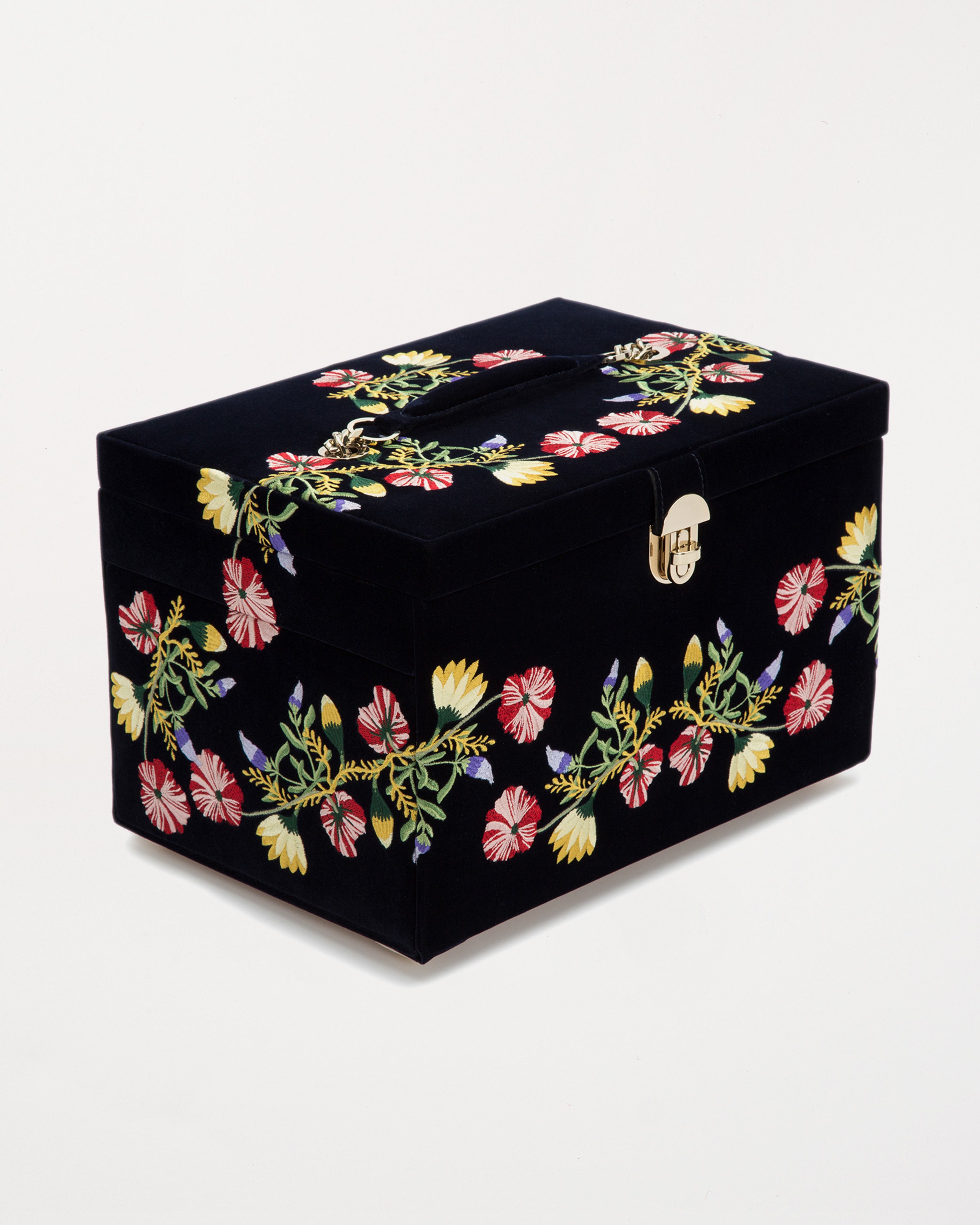 Zoe Large Jewellery Box Indigo