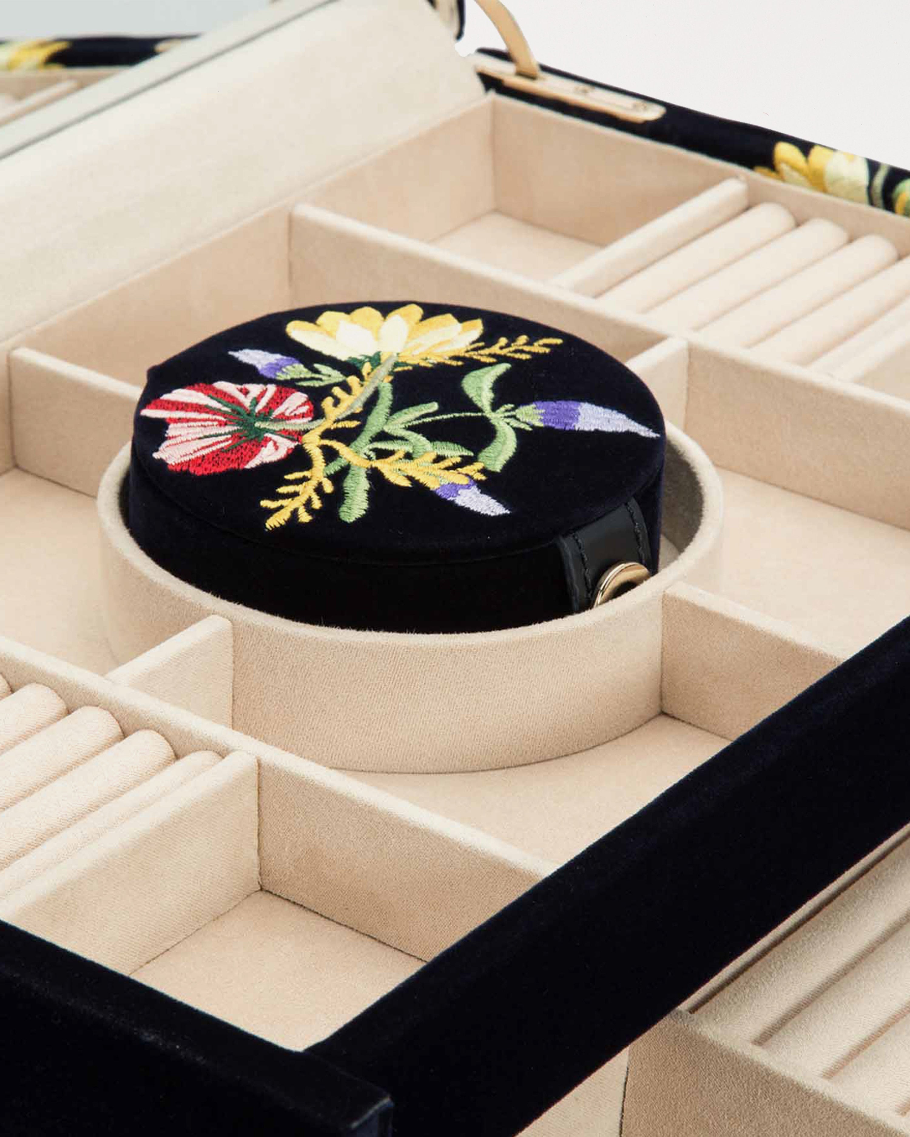 Zoe Large Jewellery Box Indigo