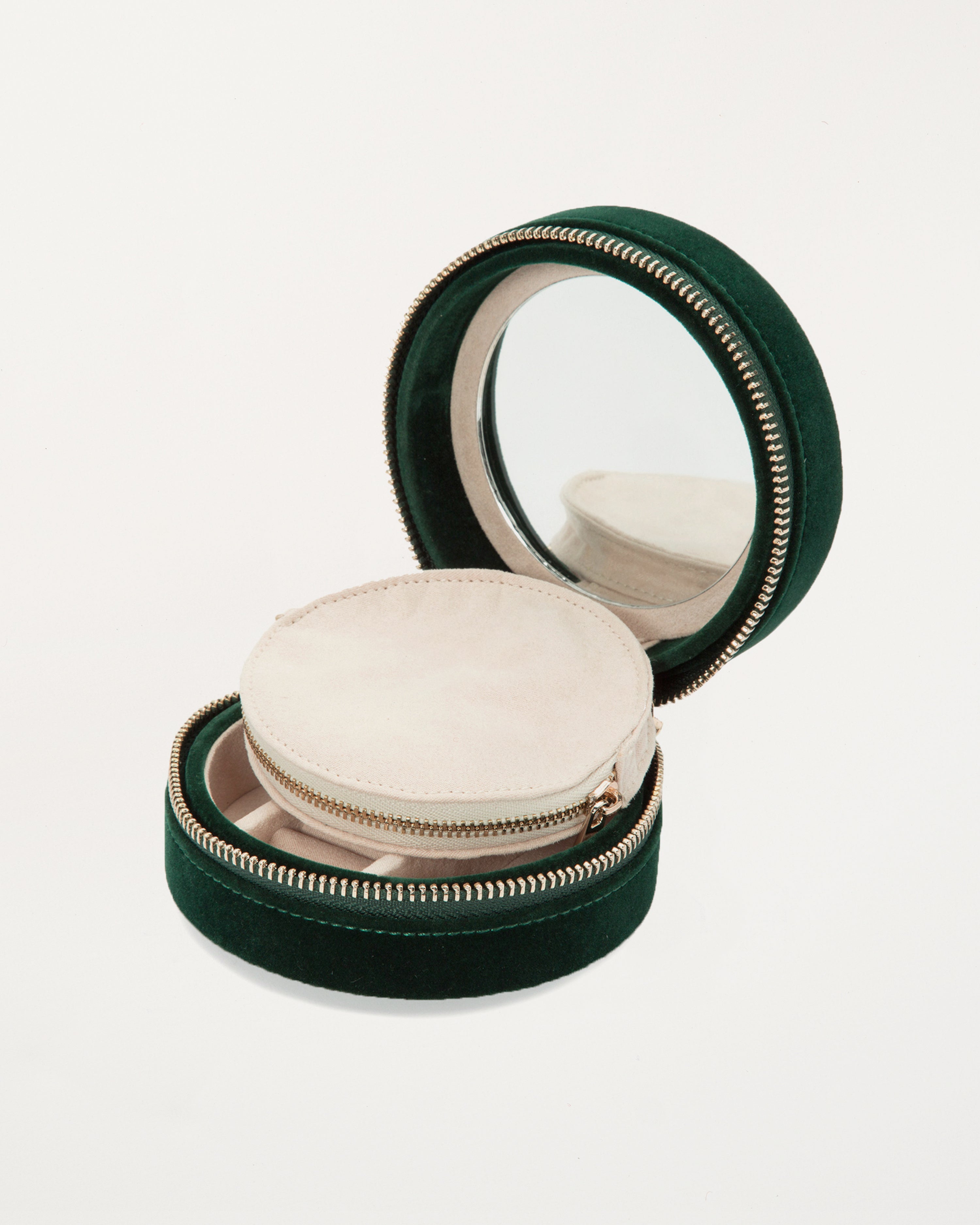 Zoe Travel Round Forest Green