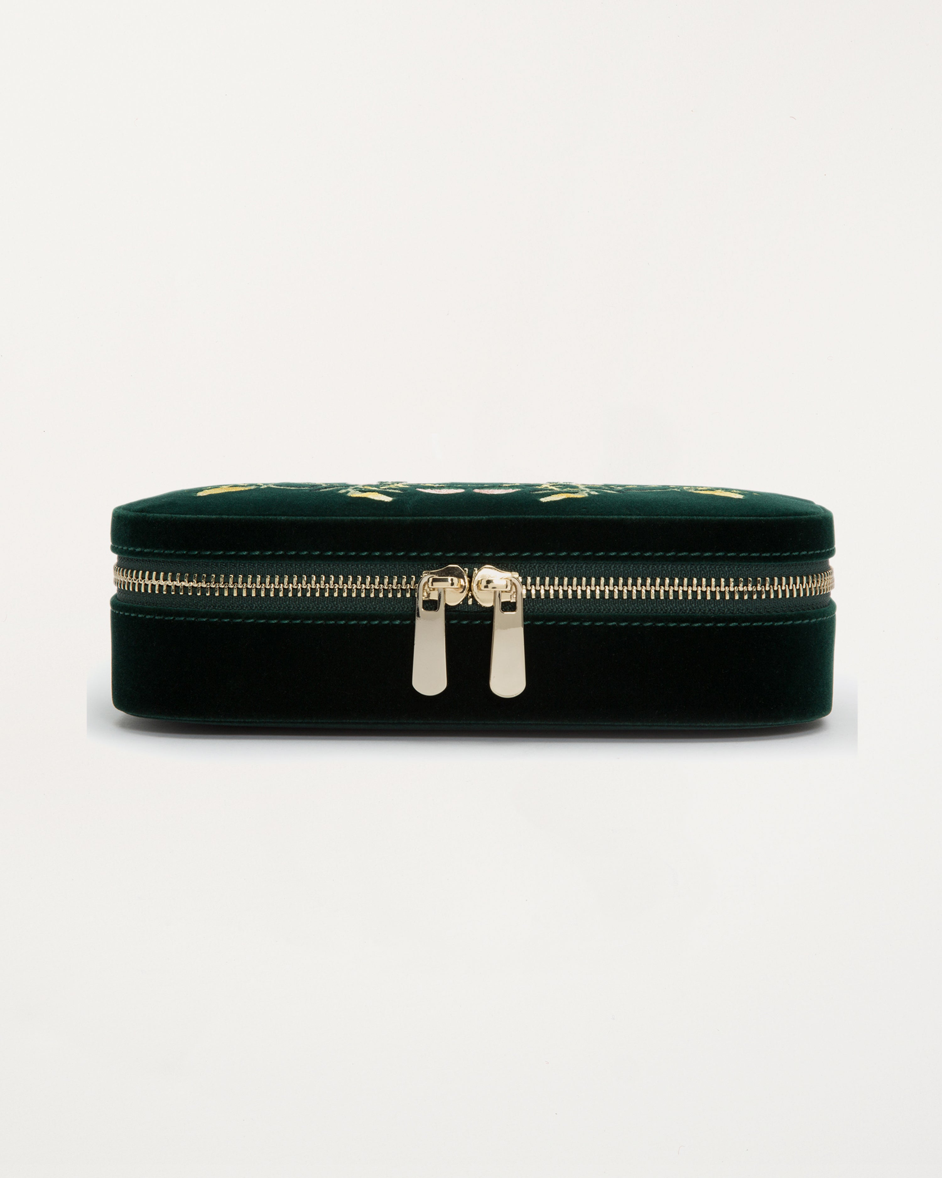 Zoe Travel Zip Case Forest Green
