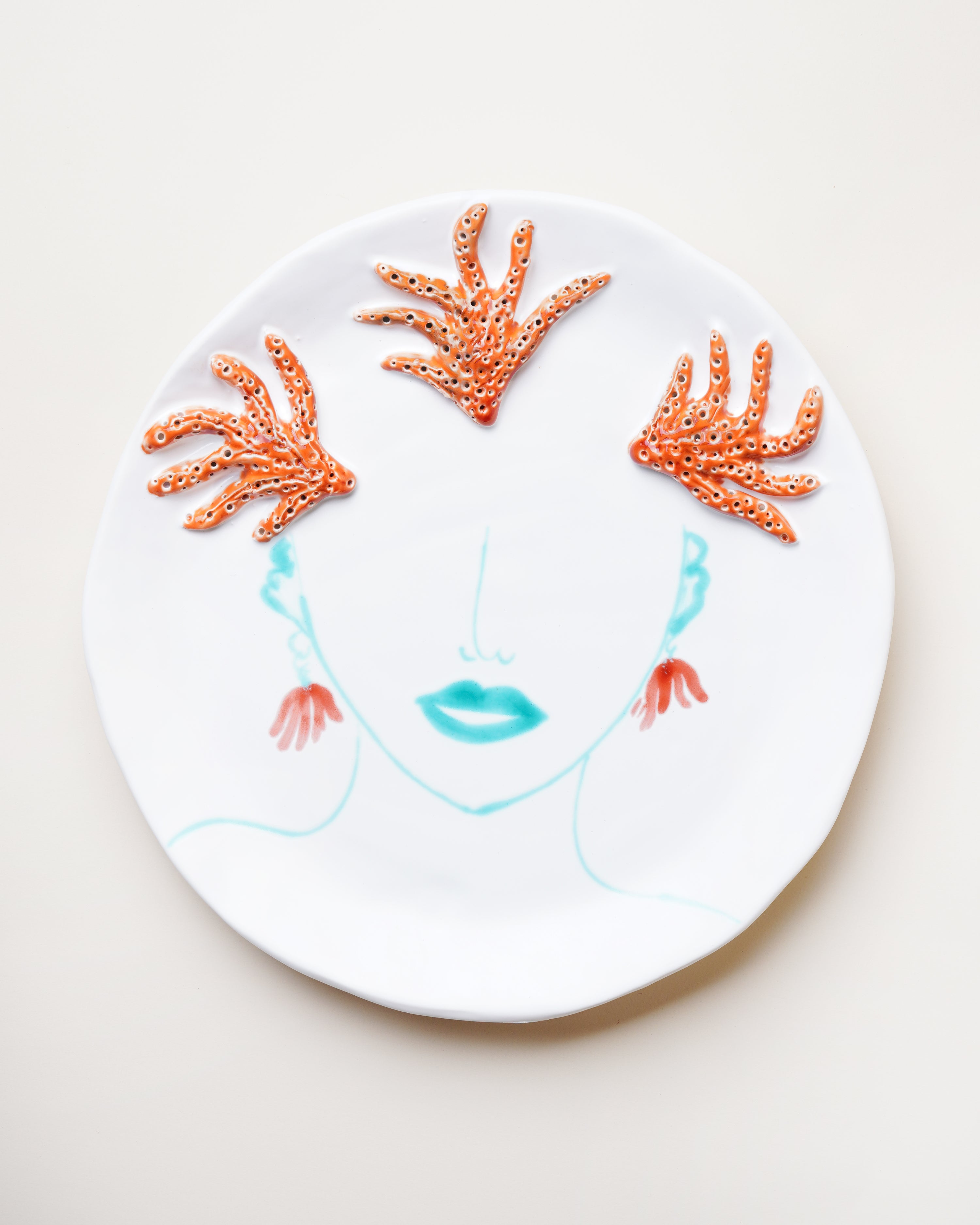 Corallina Coral Plate D30cm