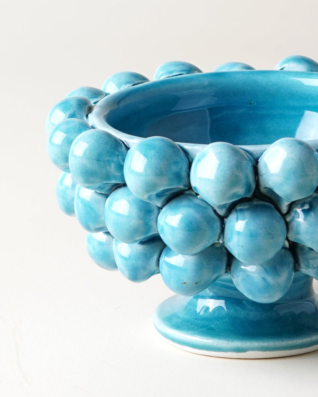 Small Pigna Aperta Bowl Light Blue D11cm