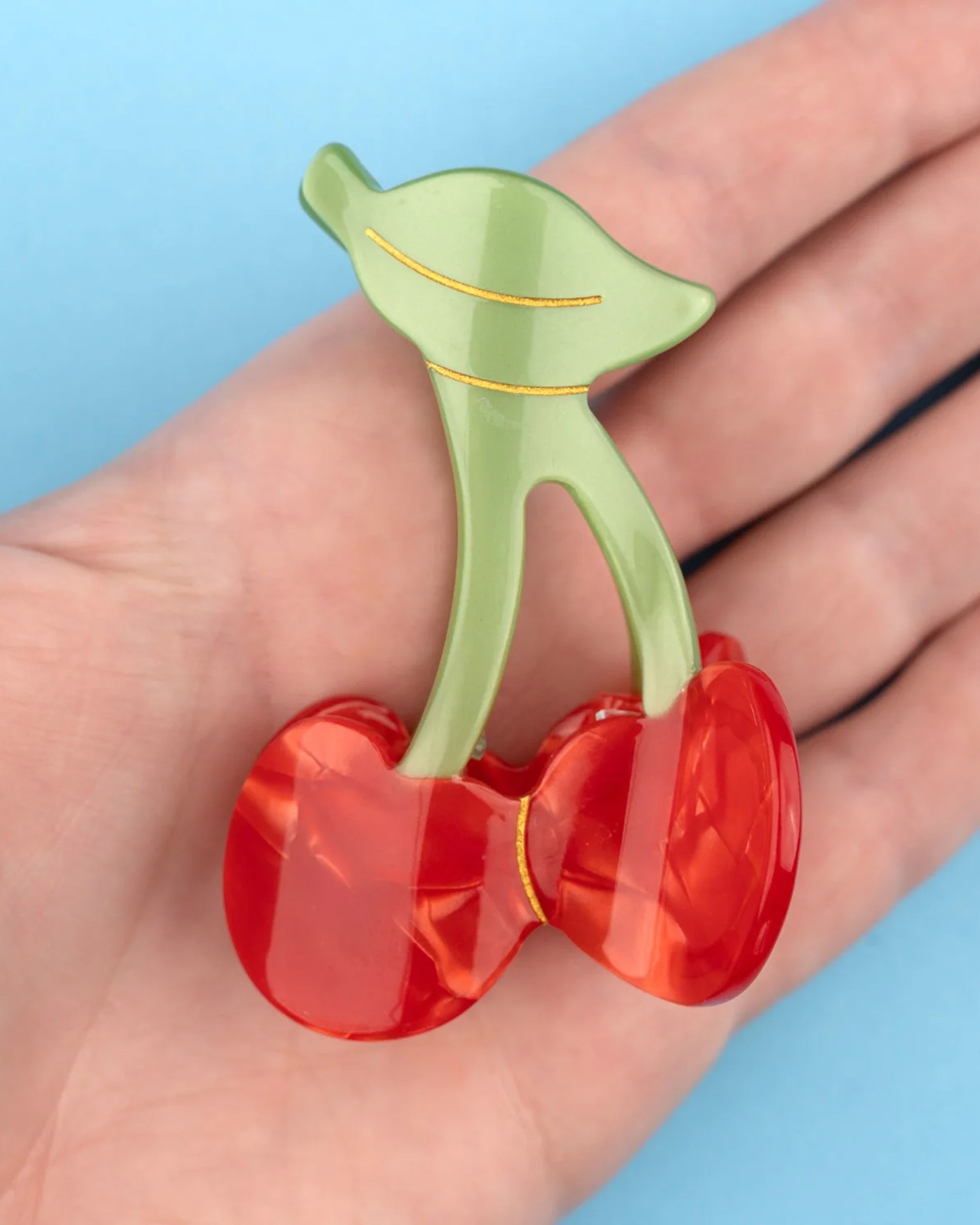 Cherry Hair Claw
