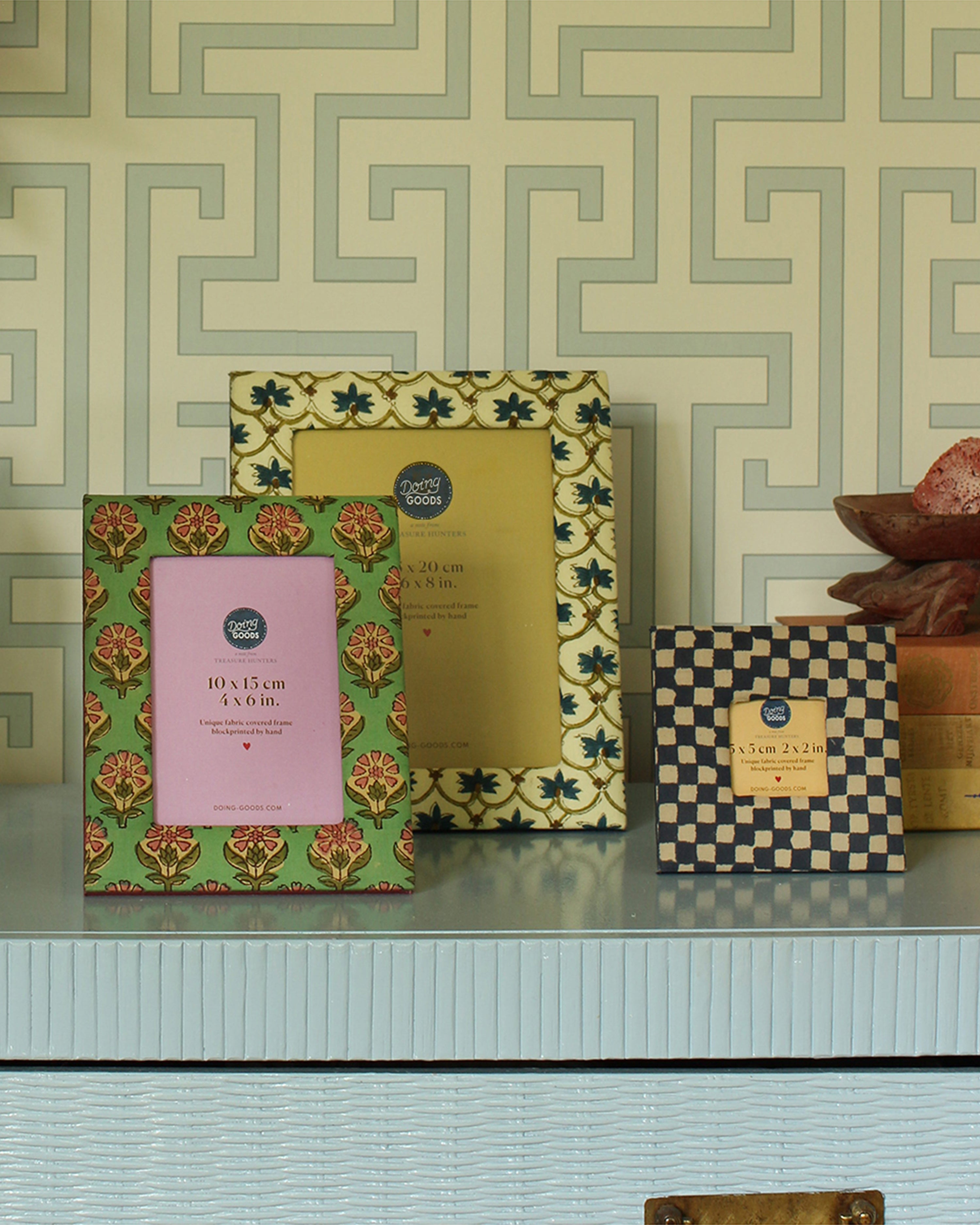 Faina Block Printed Frame
