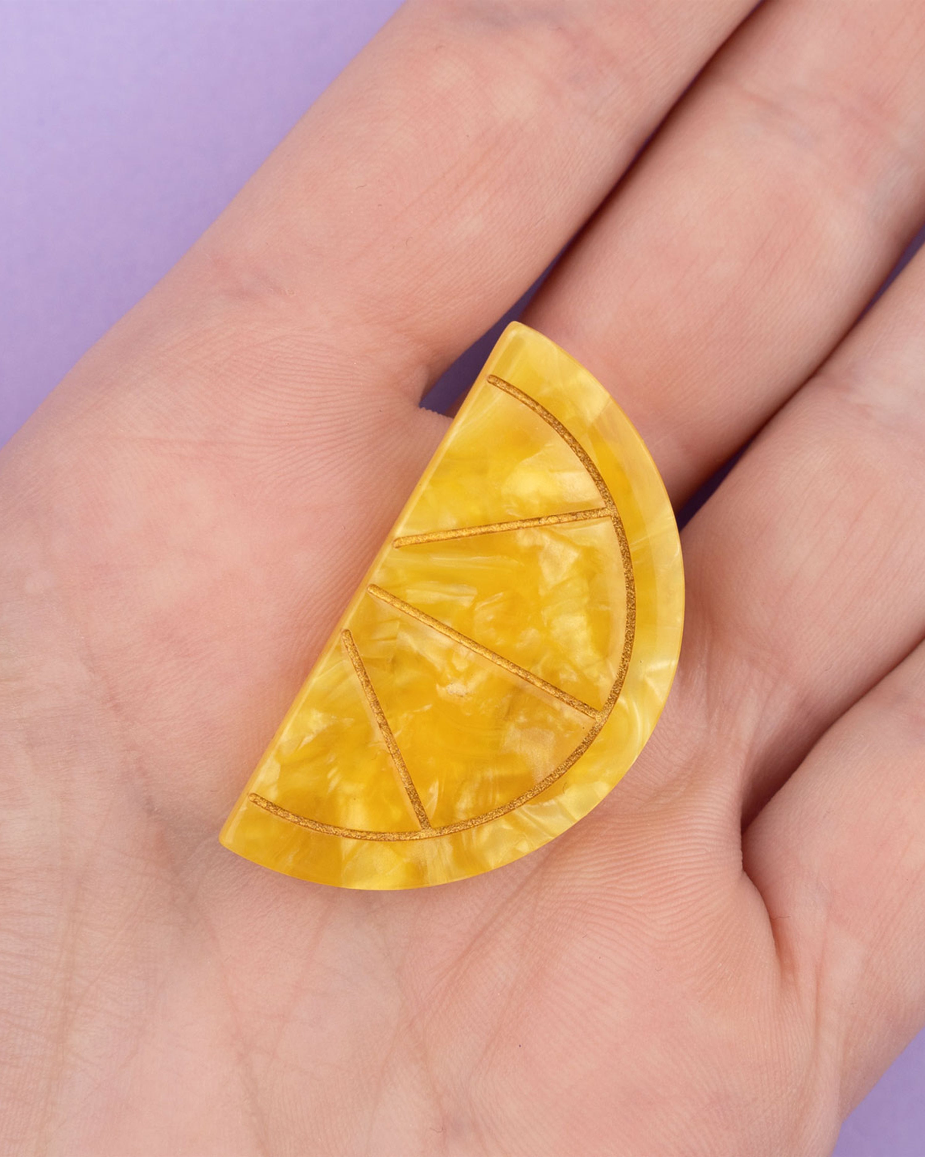 Lemon Hair Clip