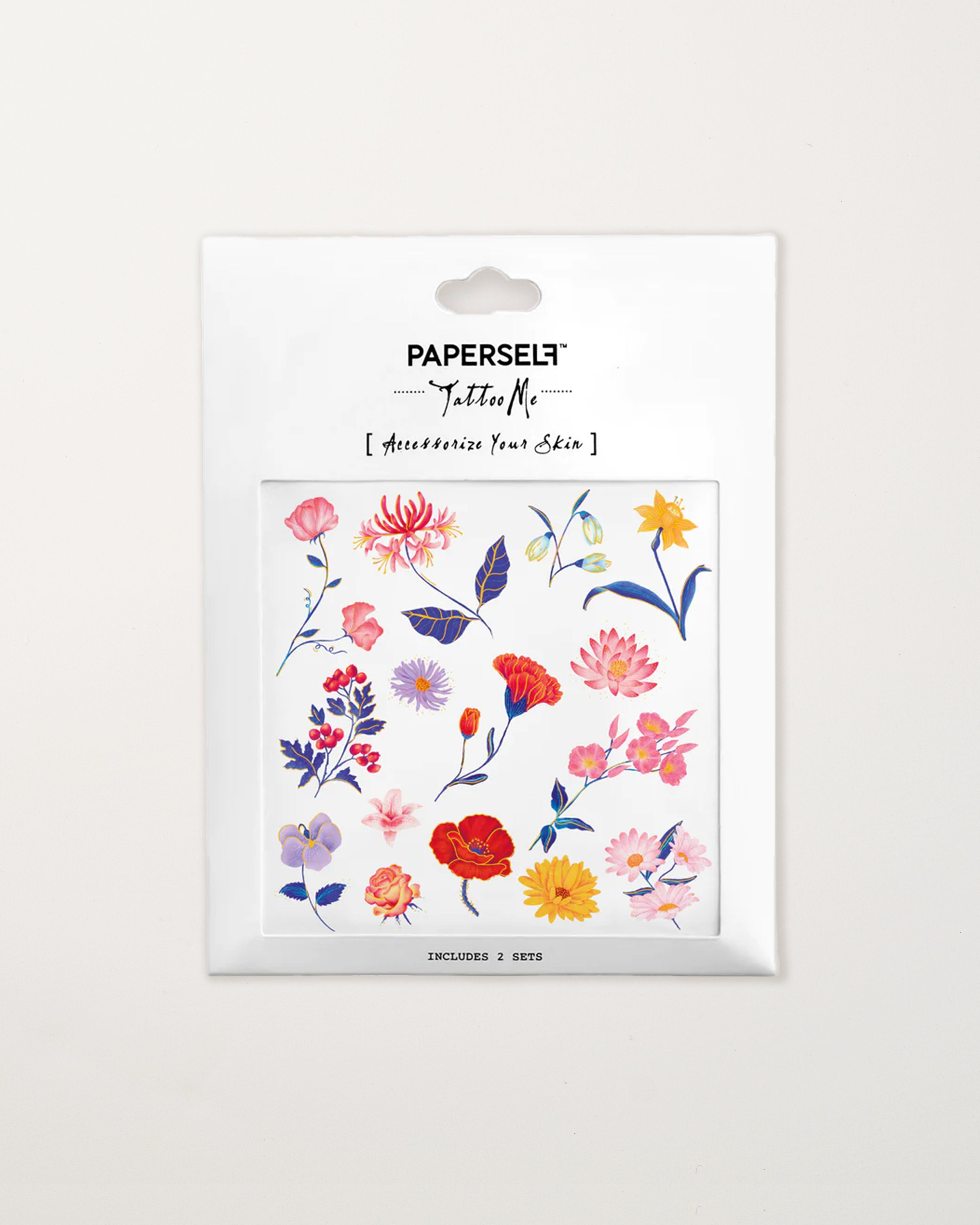 Month Flowers Temporary Tattoos
