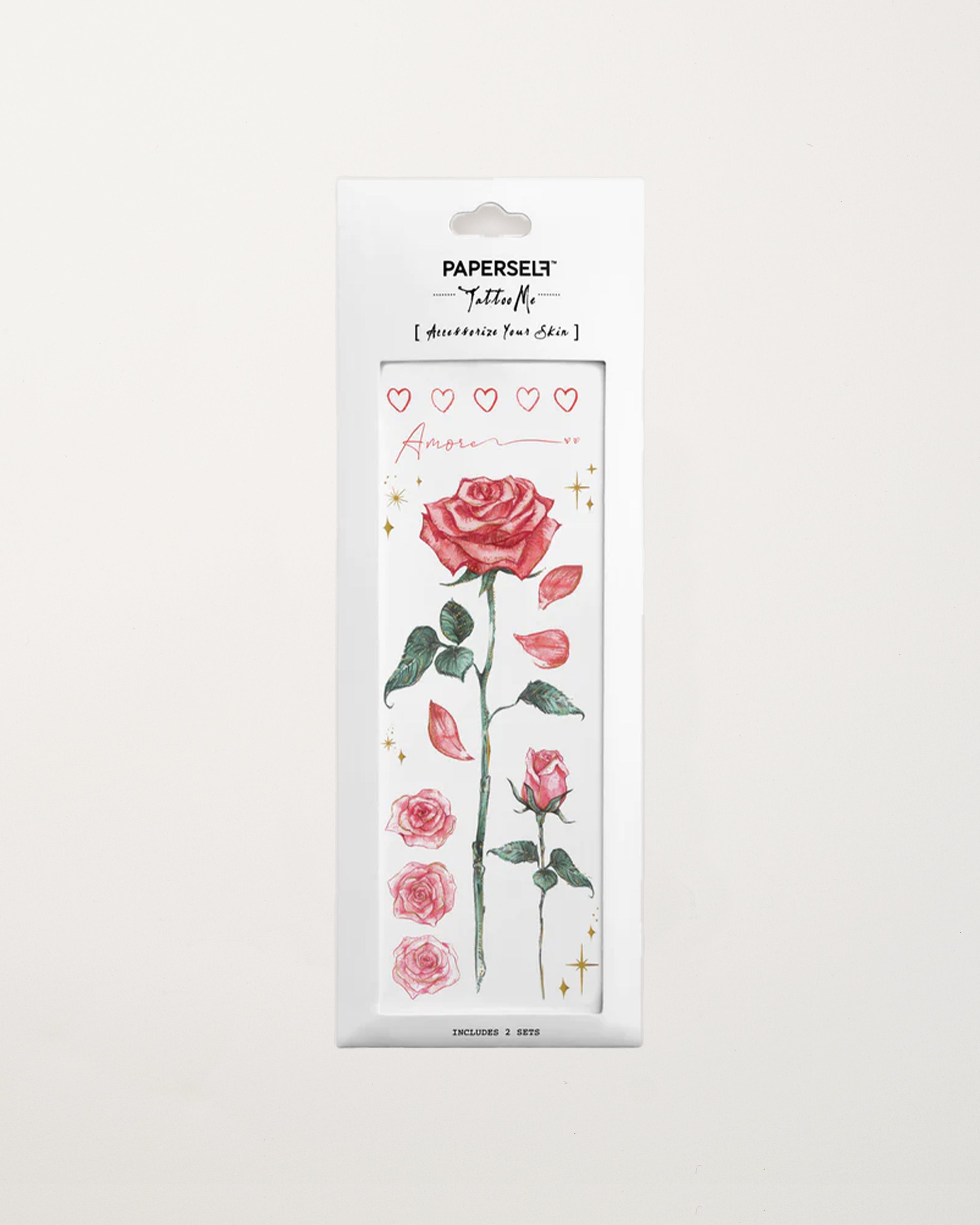 English Rose Temporary Tattoos