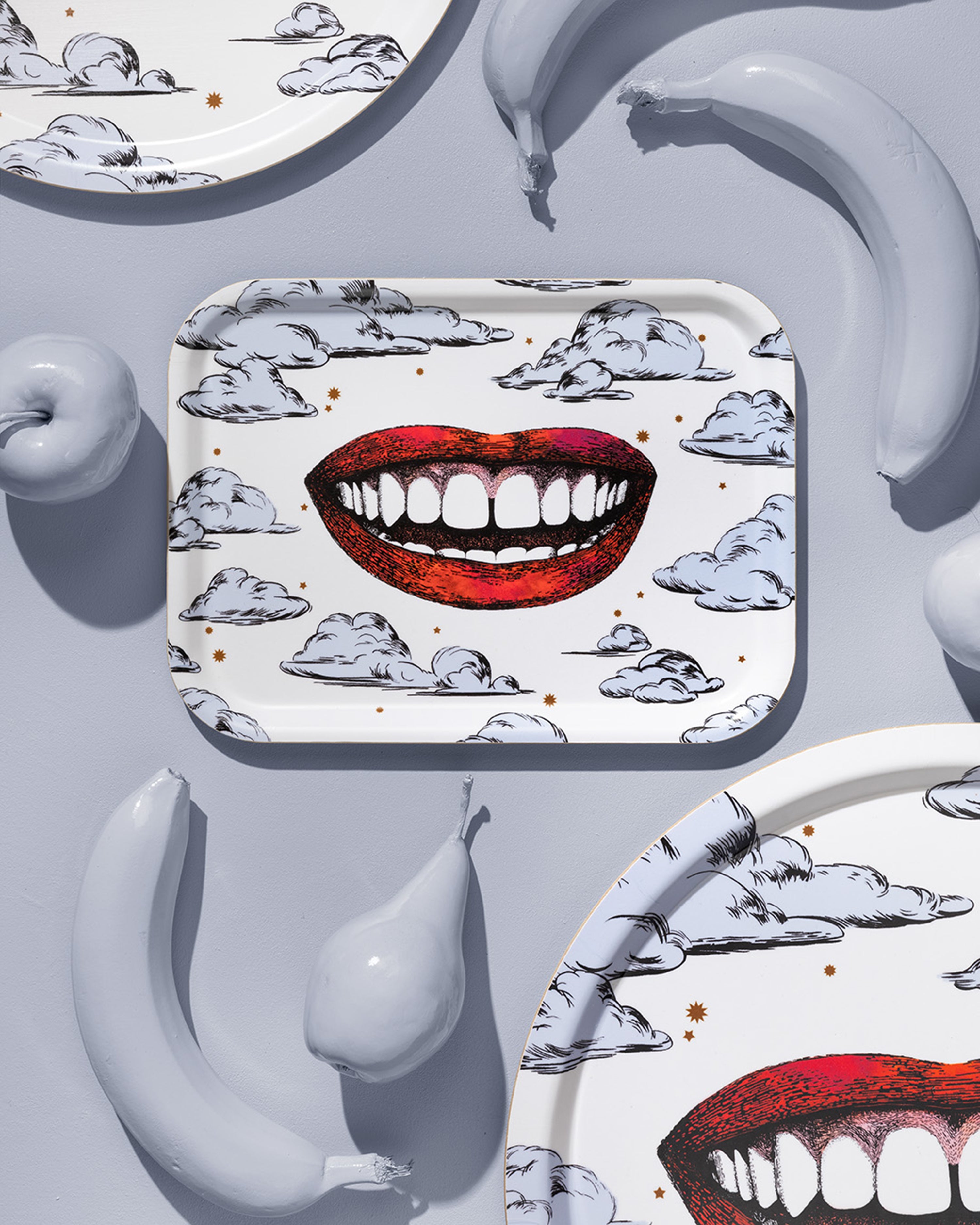 Fabulous Smile/White Tray 27x20cm