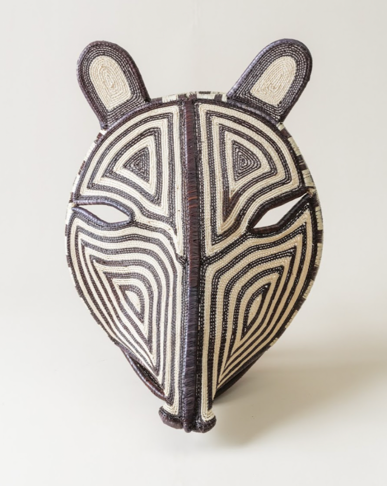 Large Black White Mask