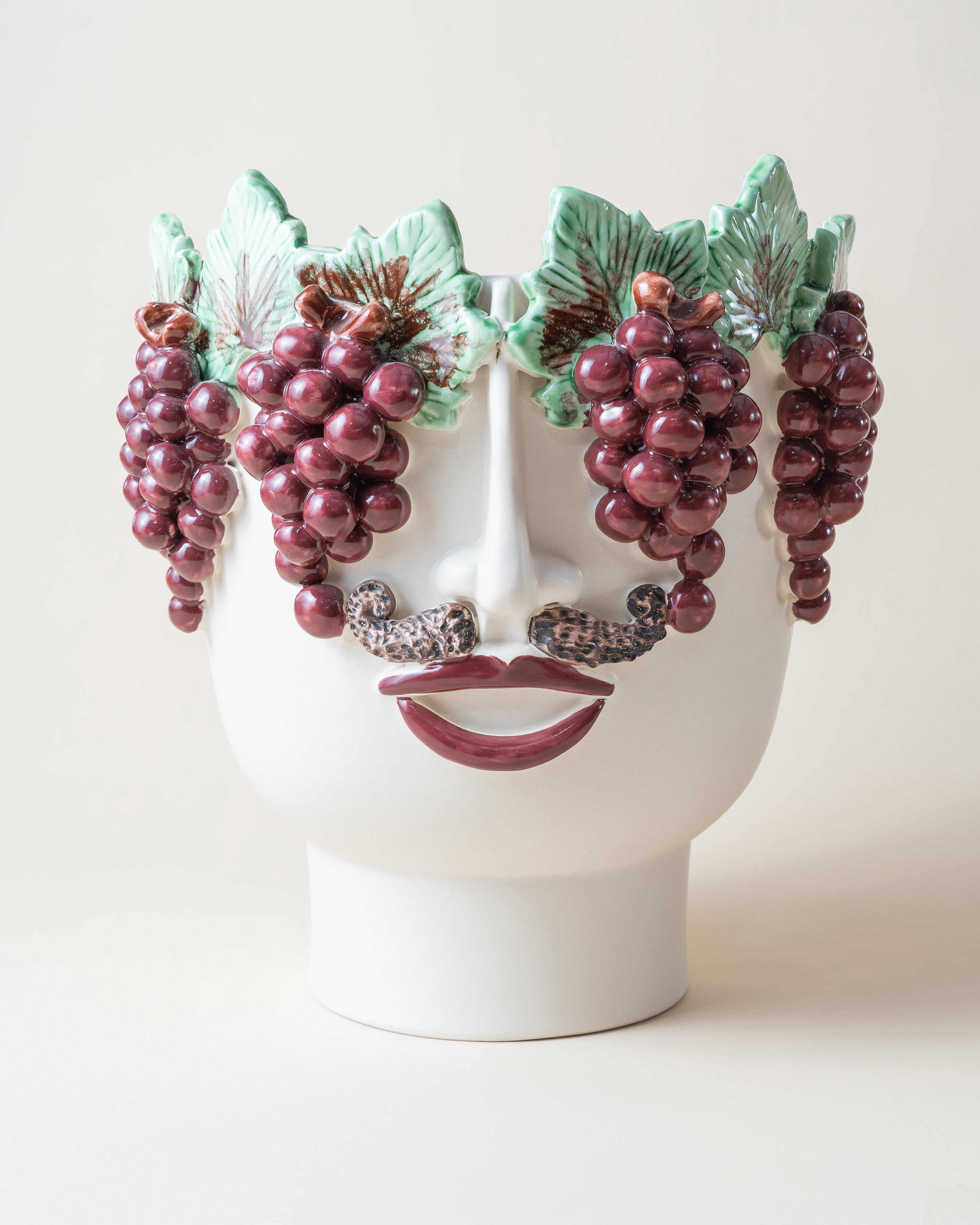 Nerello Purple Grapes Large Vase