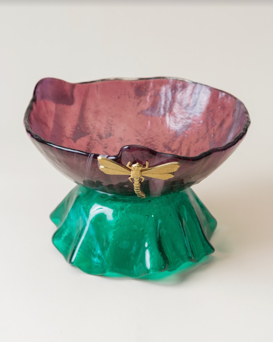 Prune/Green Bowl
