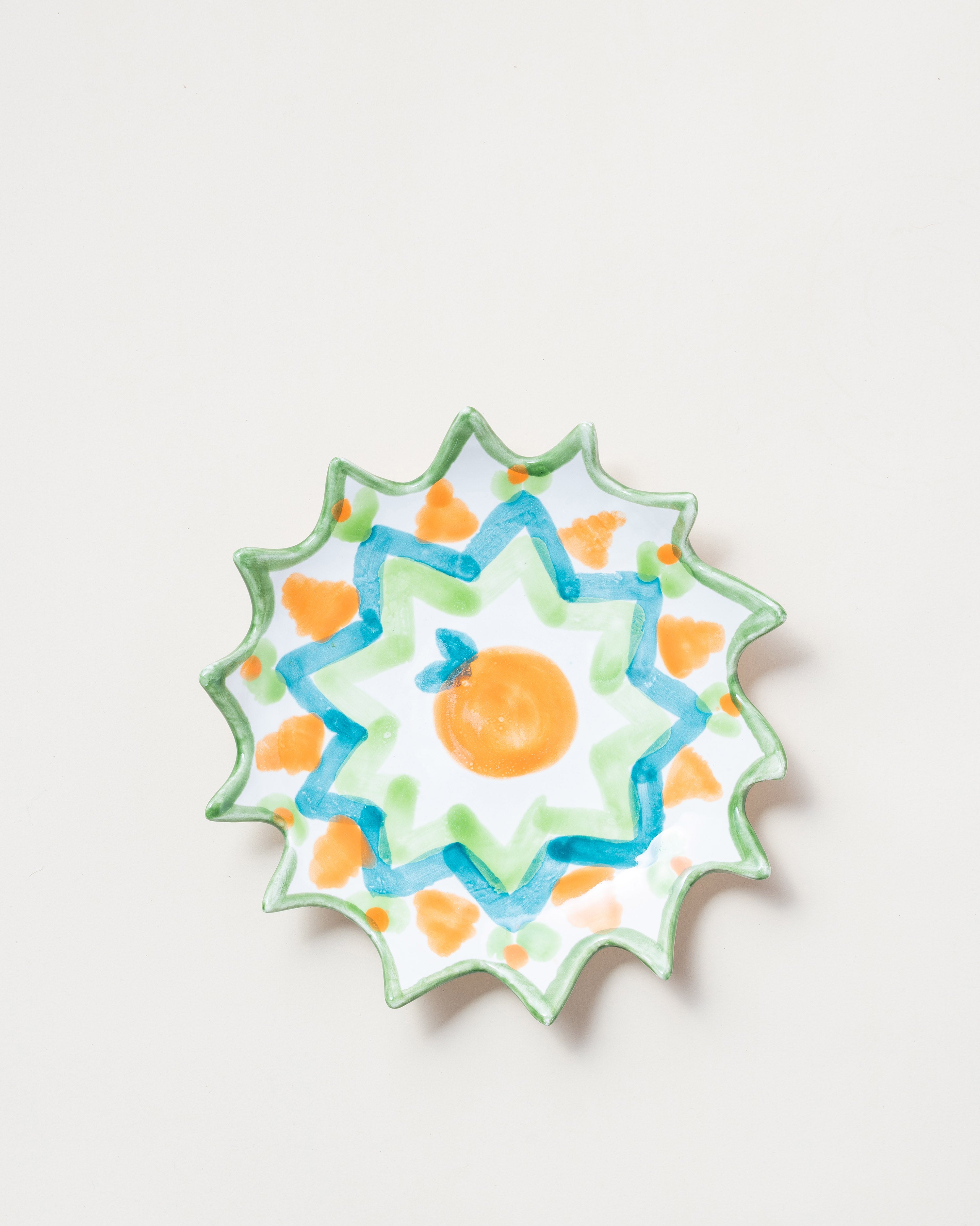 Orange Dessert Plate D24cm