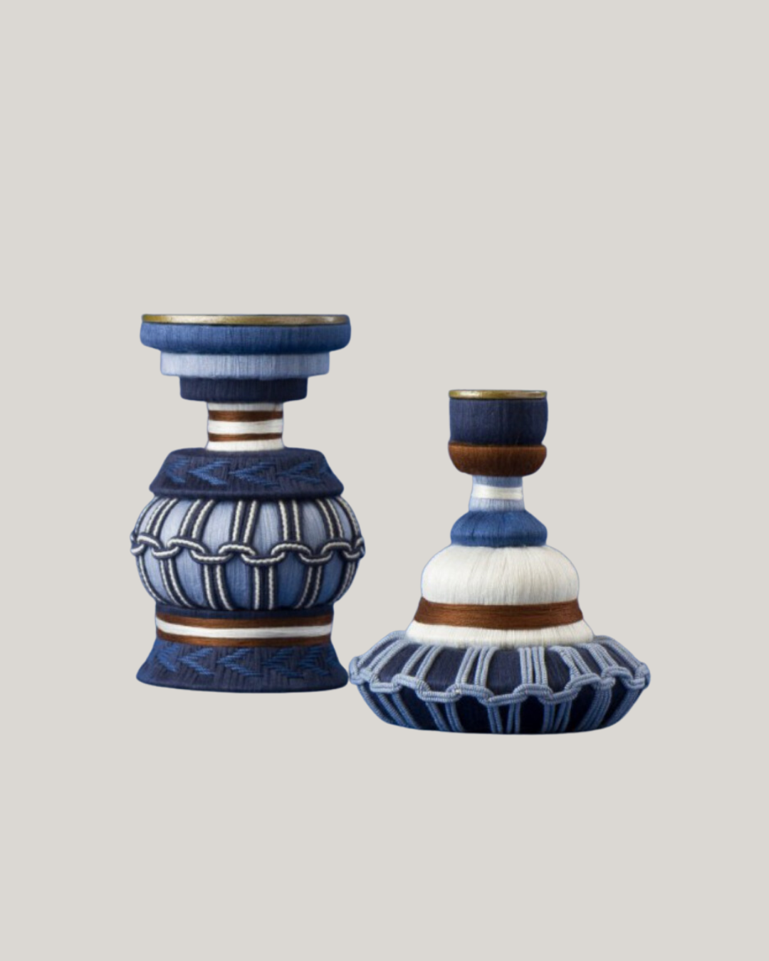 Set of 2 Candlesticks Brothers