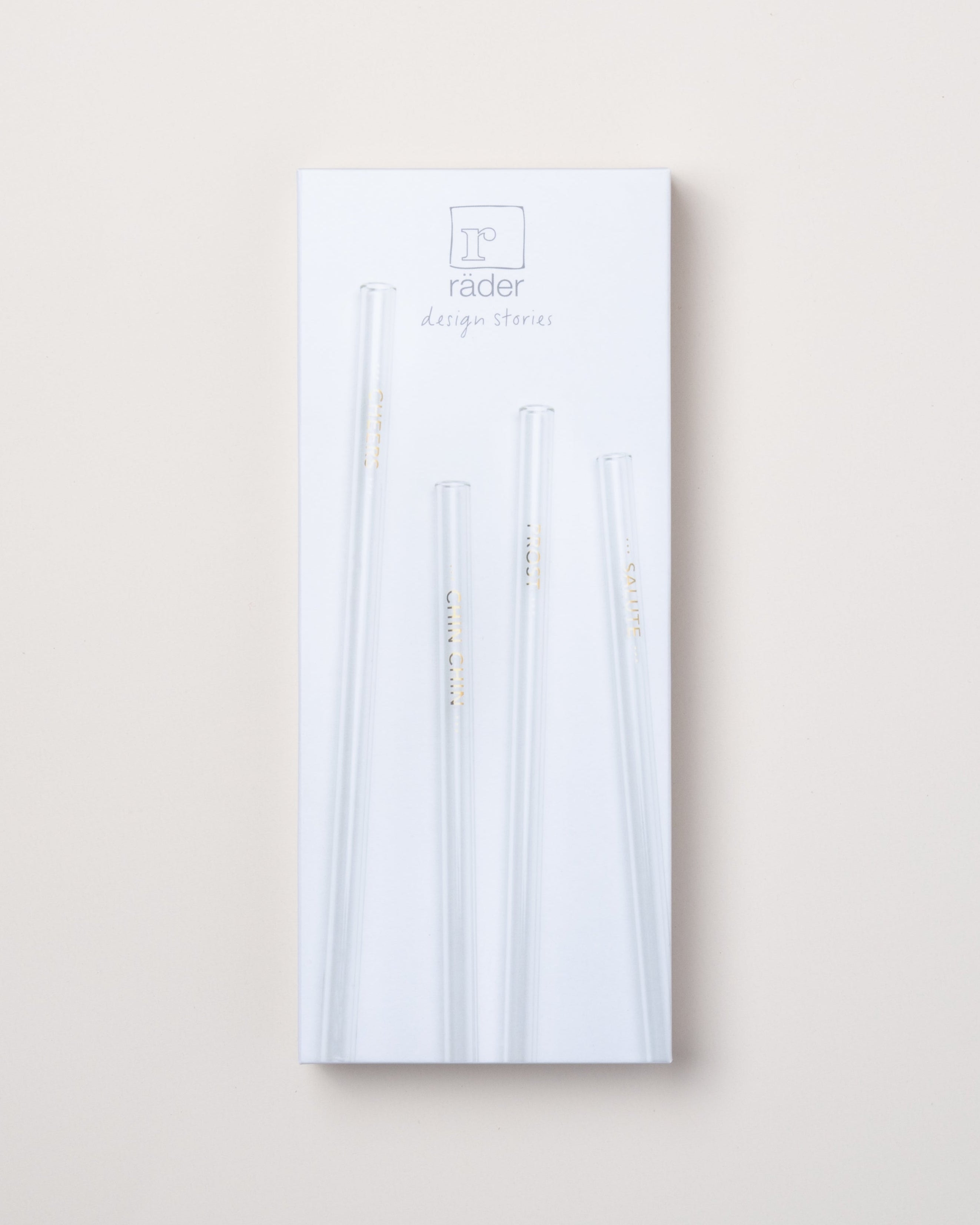 4 Aperitif Glass Straws