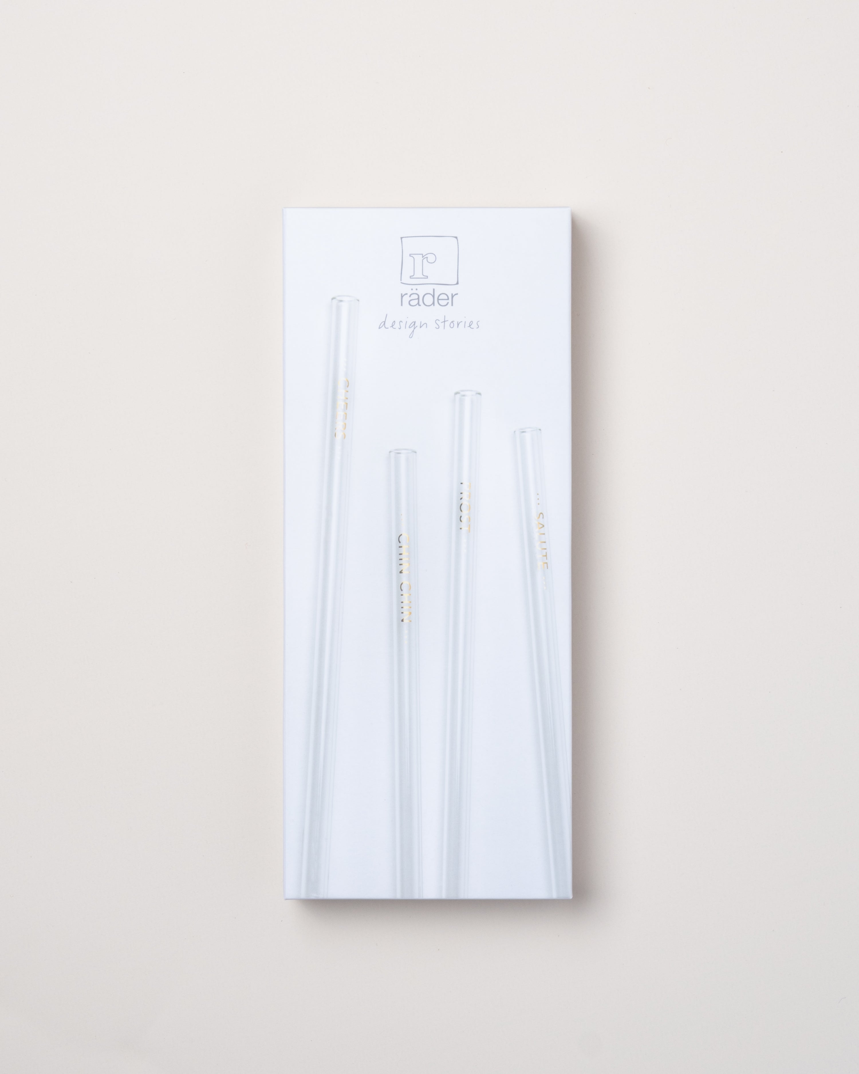 4 Aperitif Glass Straws