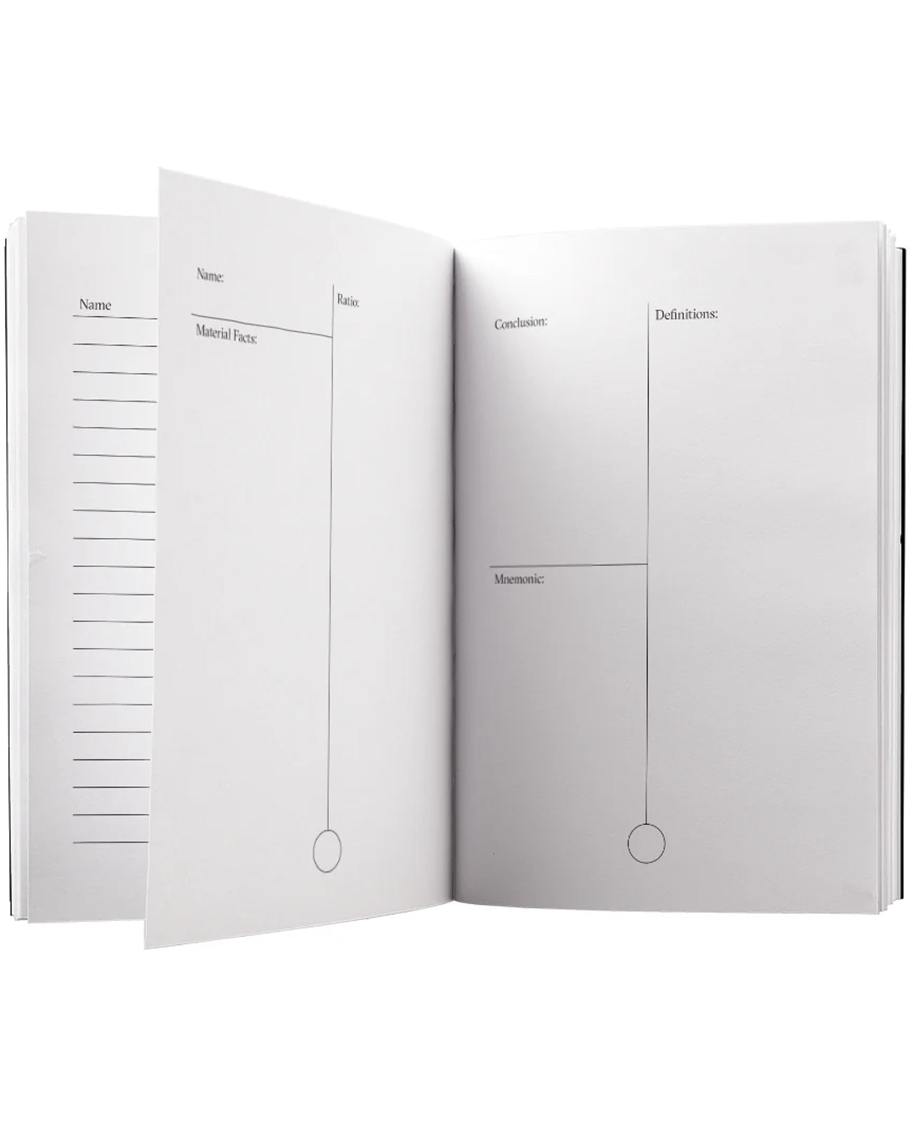 3 Ratio Notebooks Set/Law Student