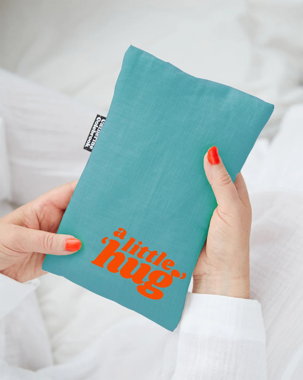 A Little Hug Cute Hot Water Bottle Blue/Orange