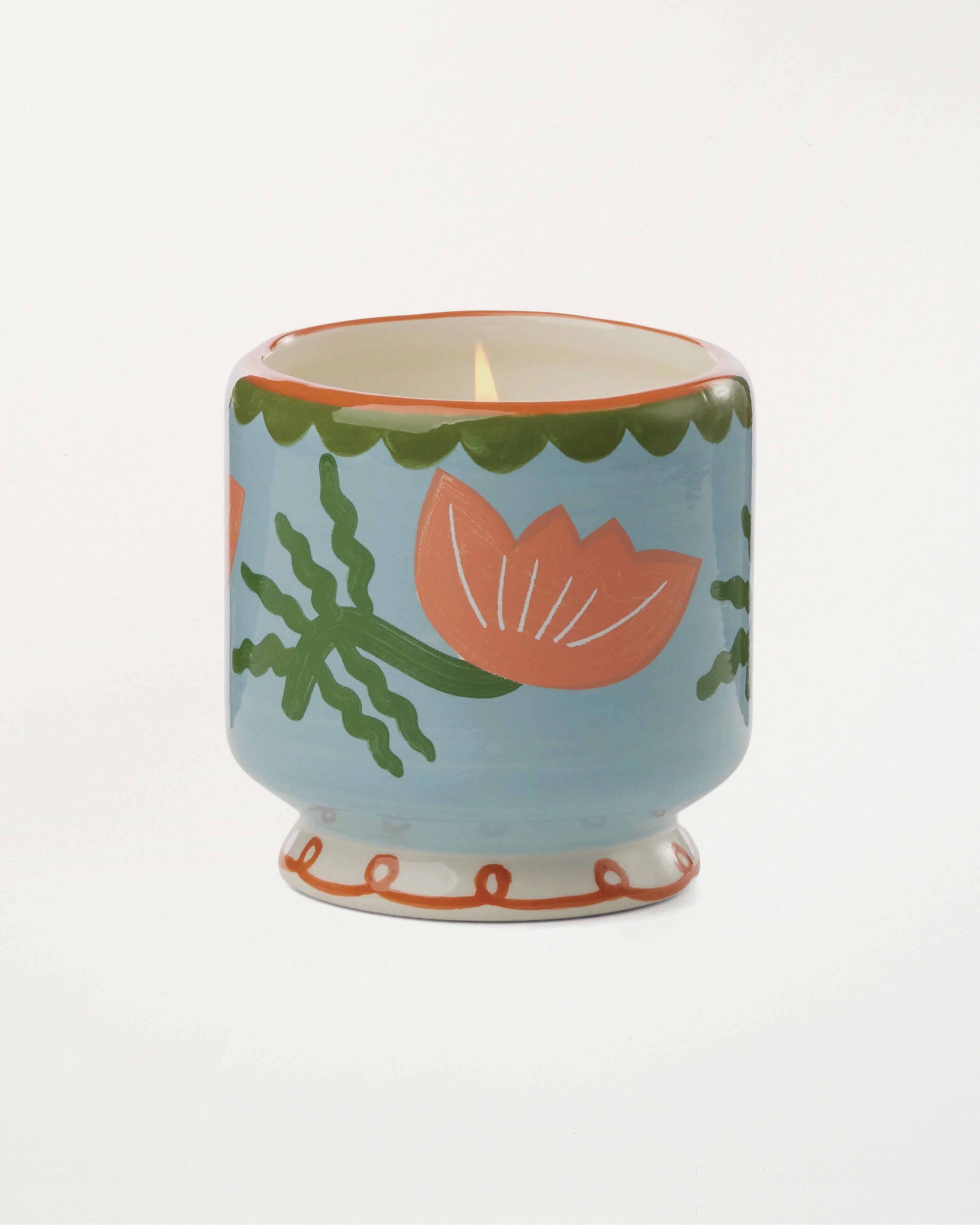 Adopo Flower Ceramic Candle