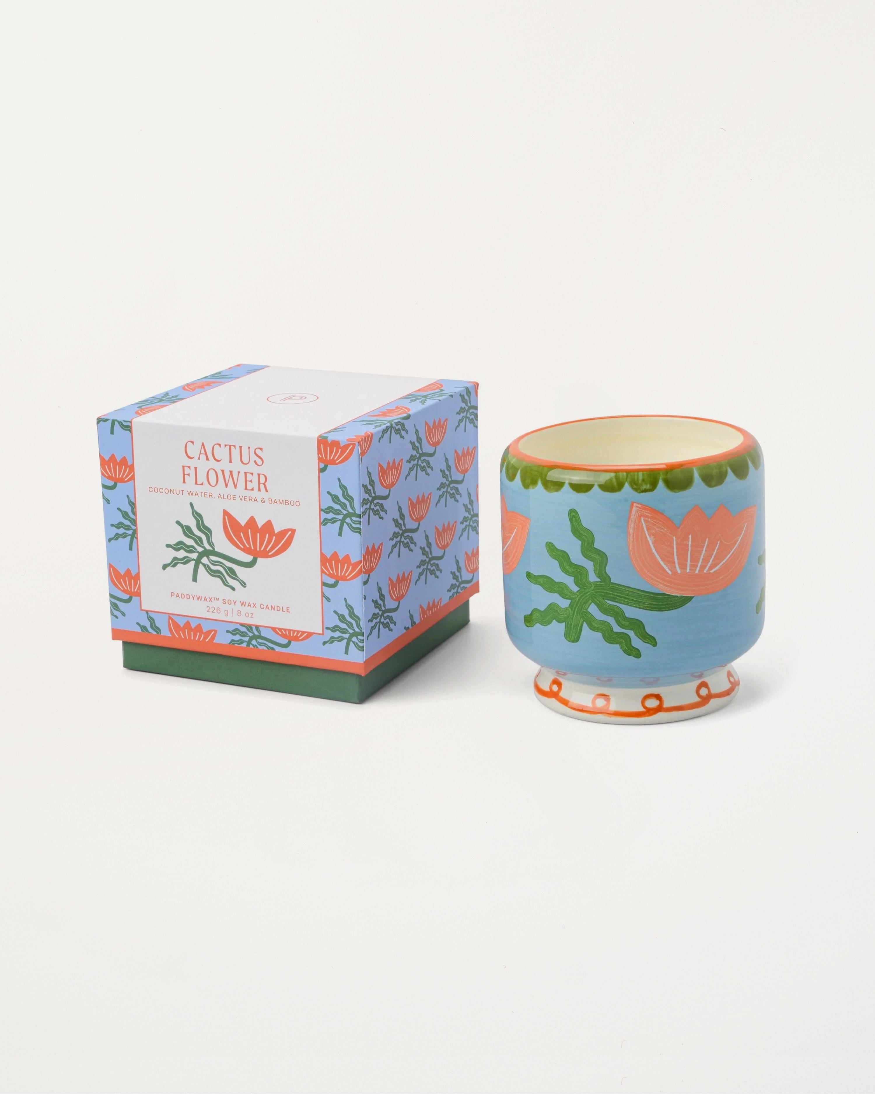 Adopo Flower Ceramic Candle