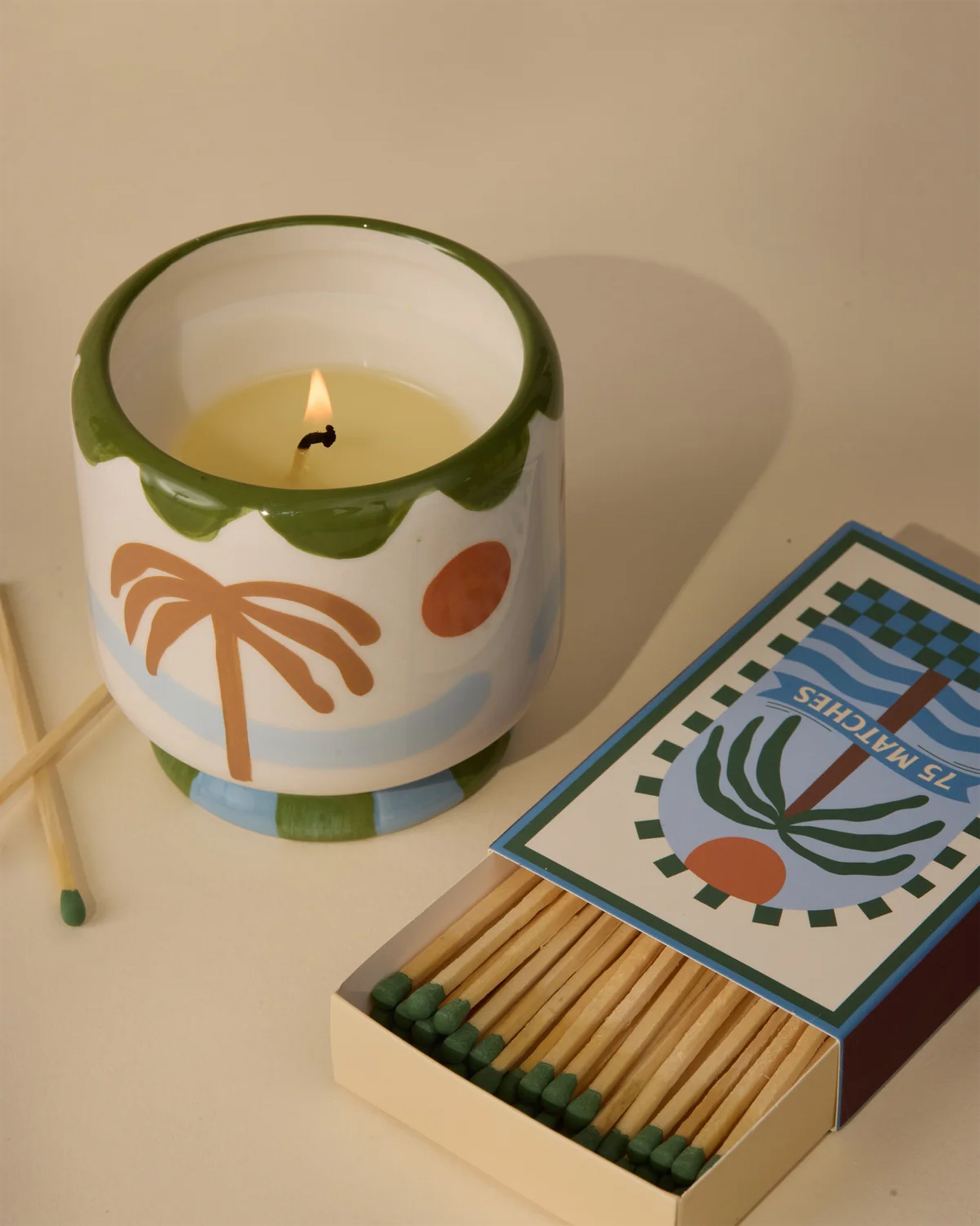 Adopo Palm Tree Candle