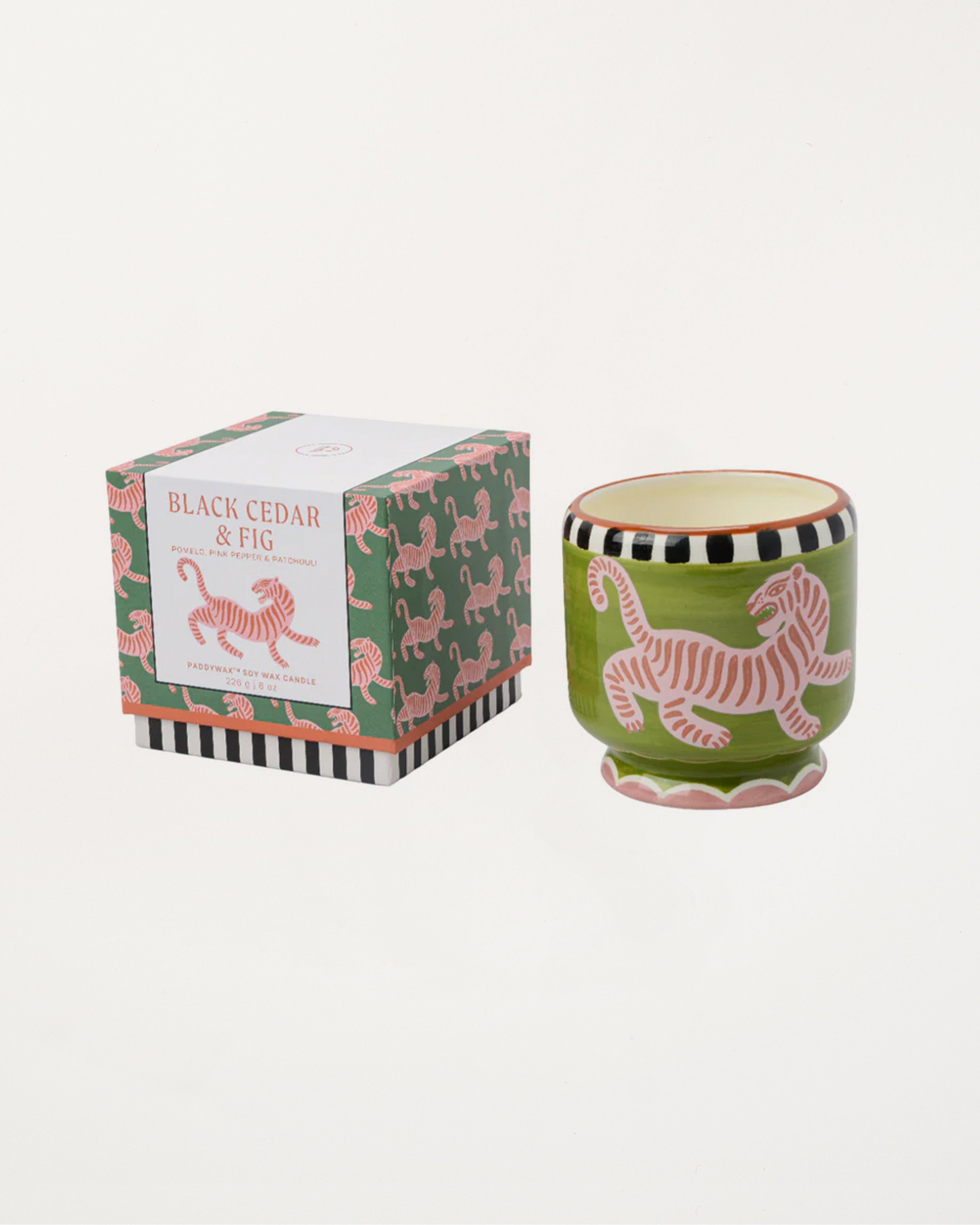 Adopo Tiger Ceramic Candle