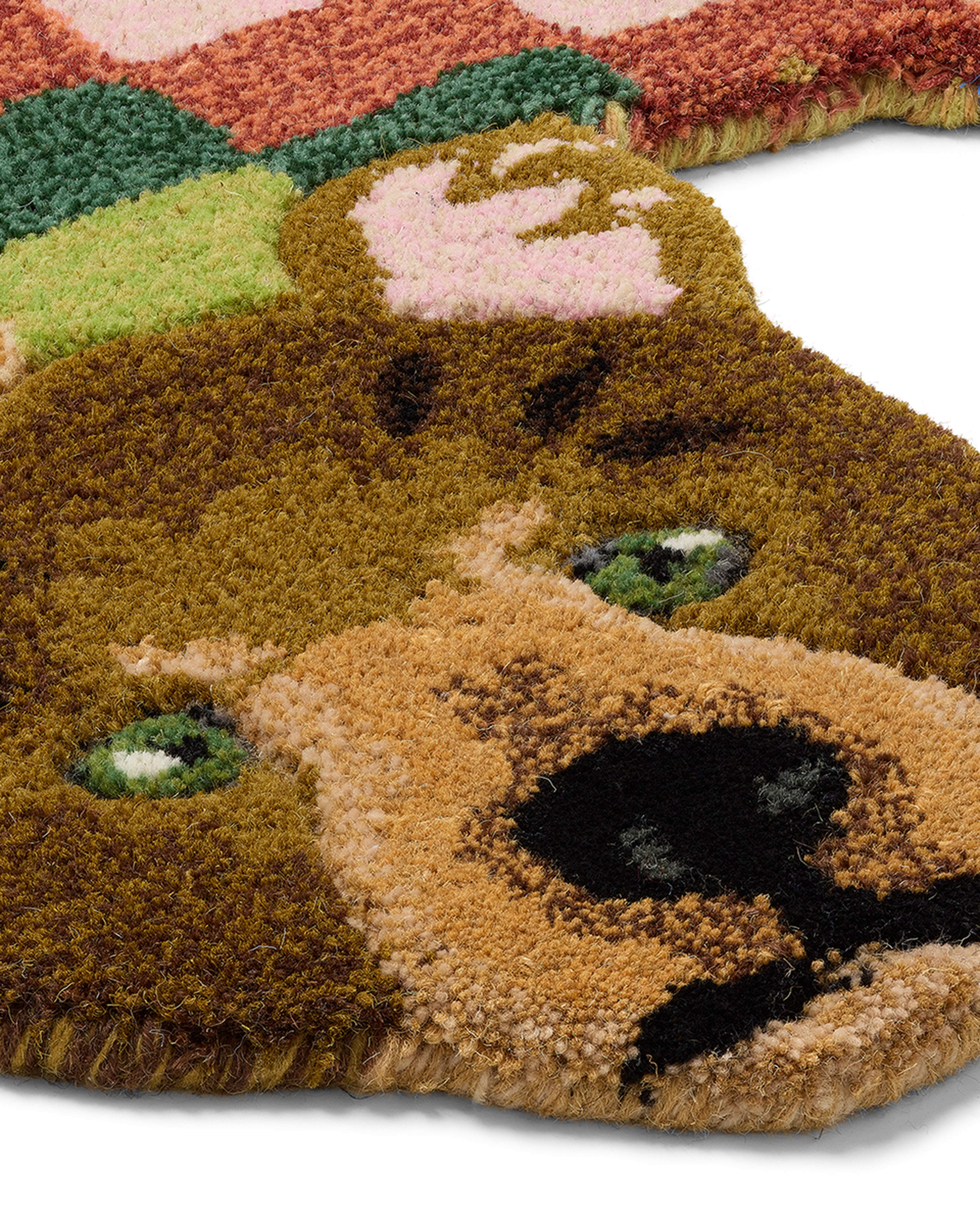 Archie Check Bear Rug Small