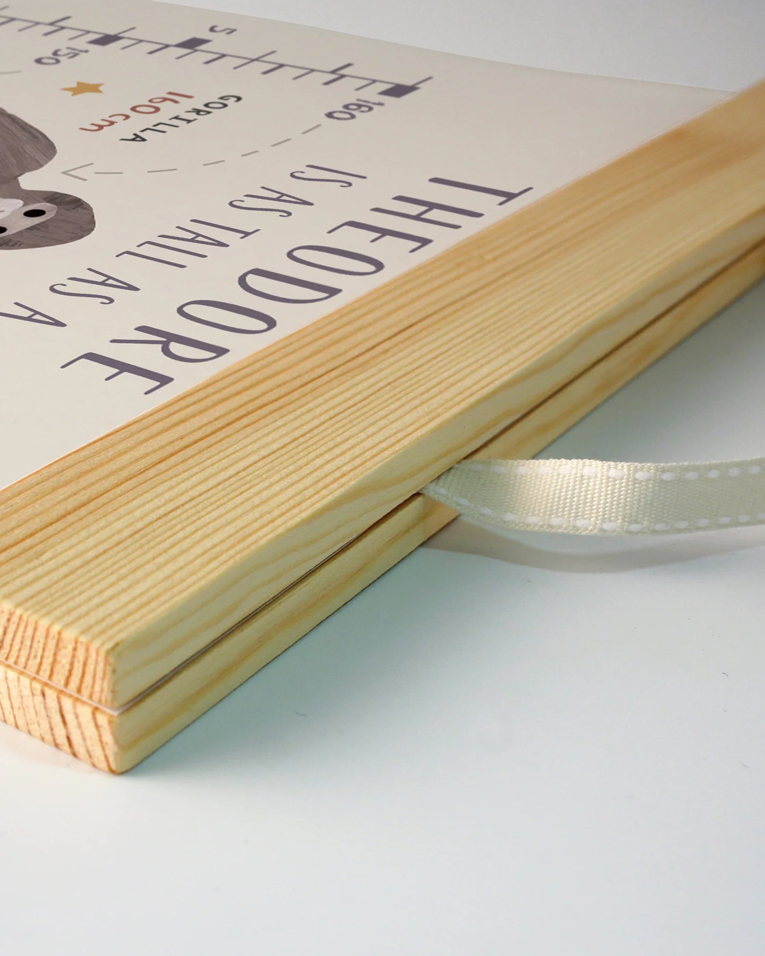 As Tall As Canvas and Wood Height Chart