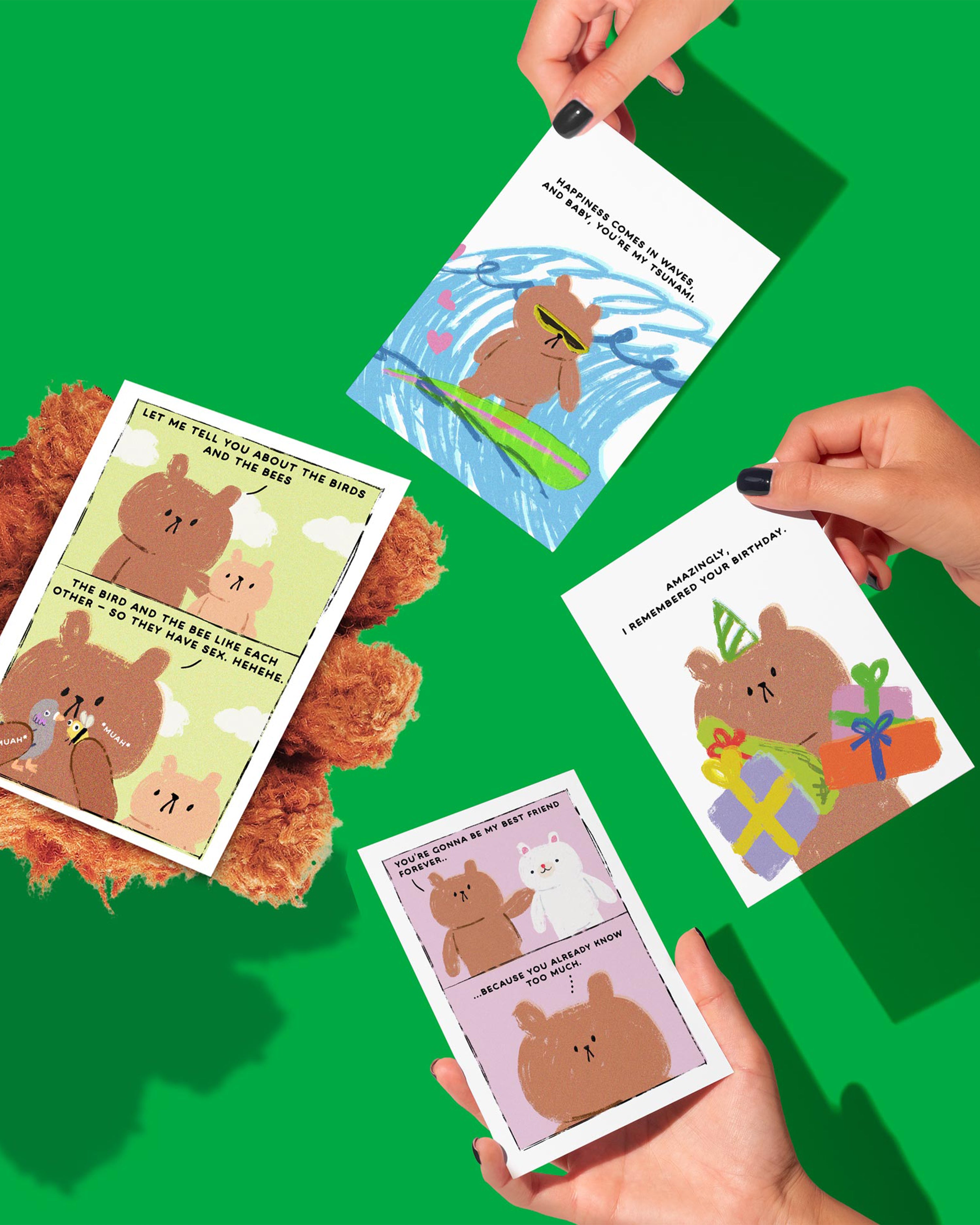Bearly Getting By Forever Card You Stole My Heart