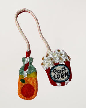 Bag Charm Popcorn & Juice
