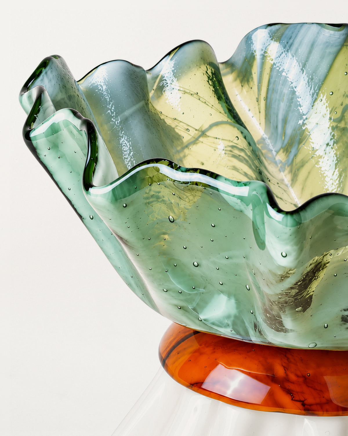 Ballarina Bowl Marble Sage, Marble Caramel & Ivory D27cm