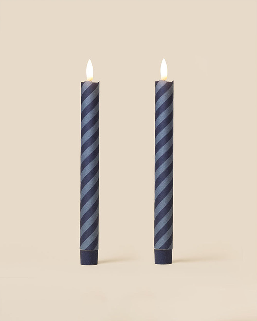 Barley Twist Flameless LED Wax Candles Midnight Wave