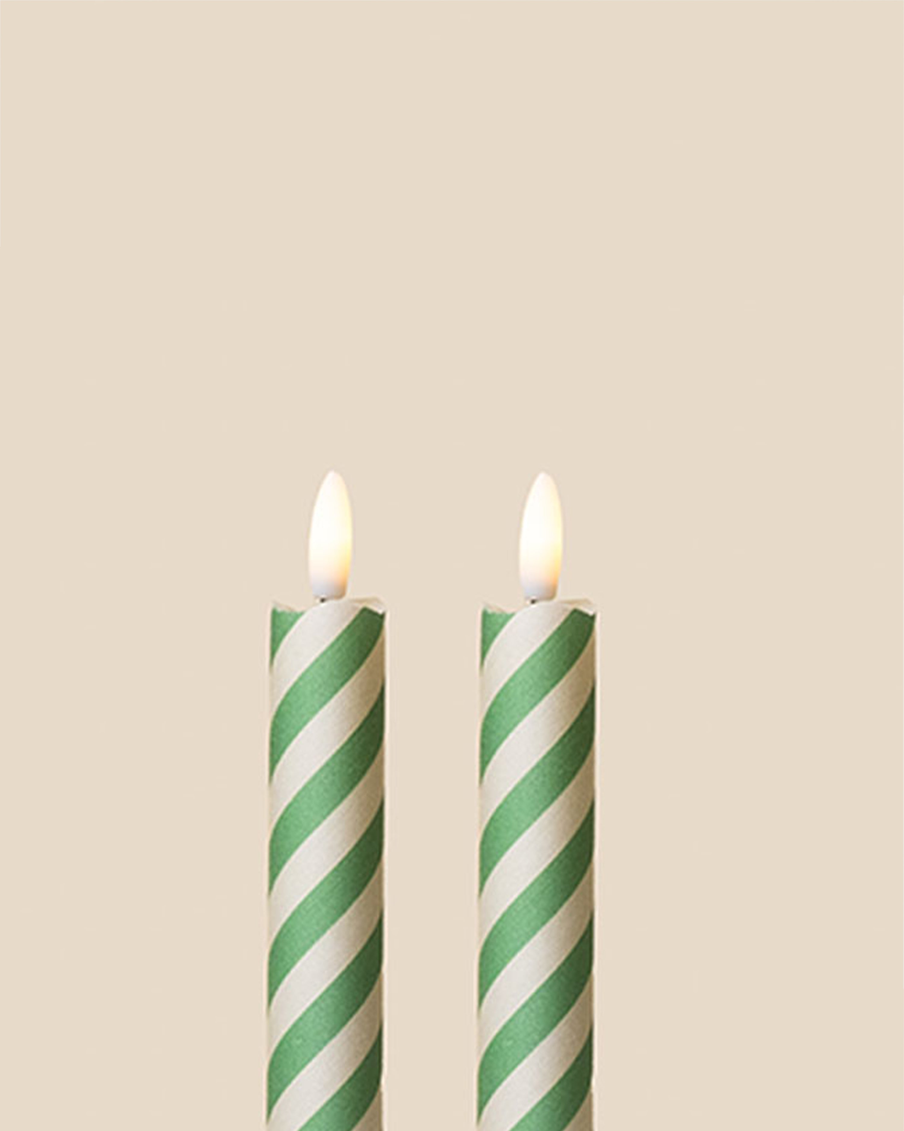 Barley Twist Flameless LED Wax Candles Glasshouse