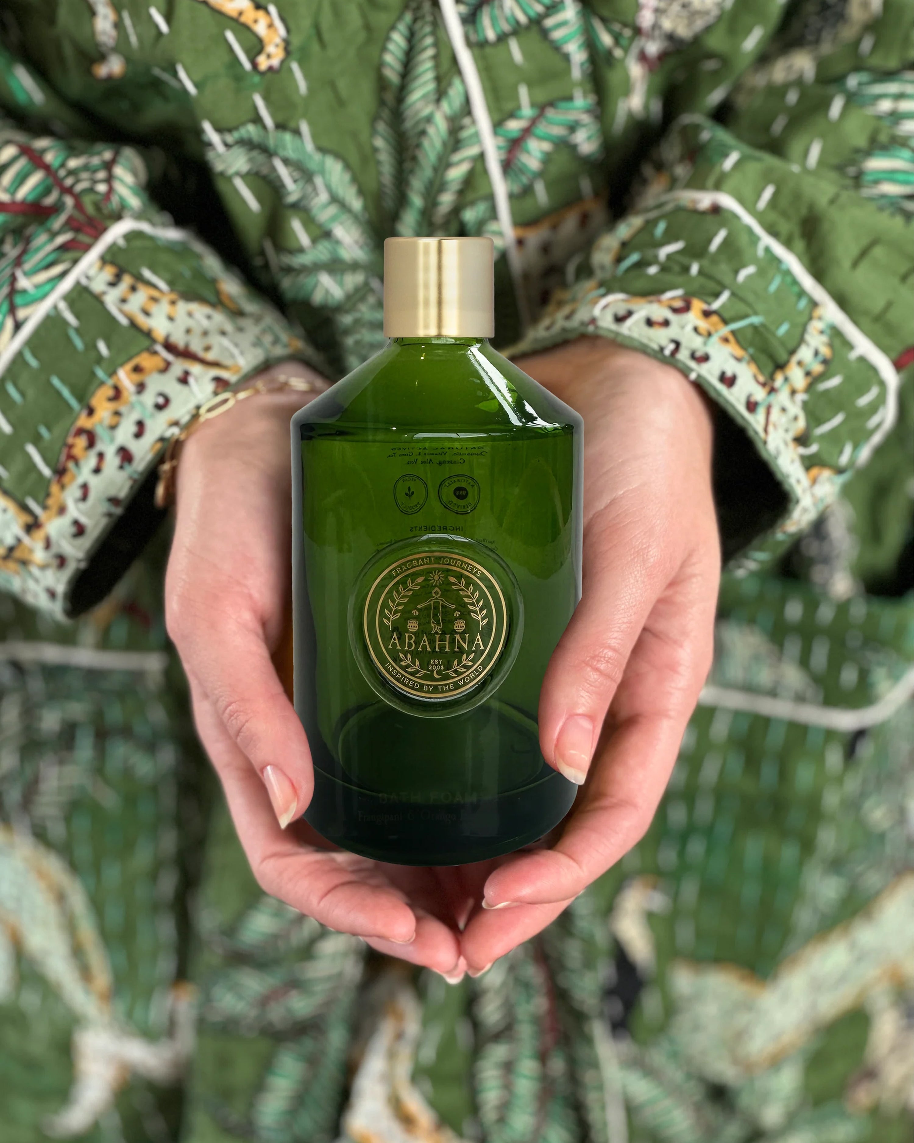 Bath Foam Decanter Frangipani & Orange Blossom