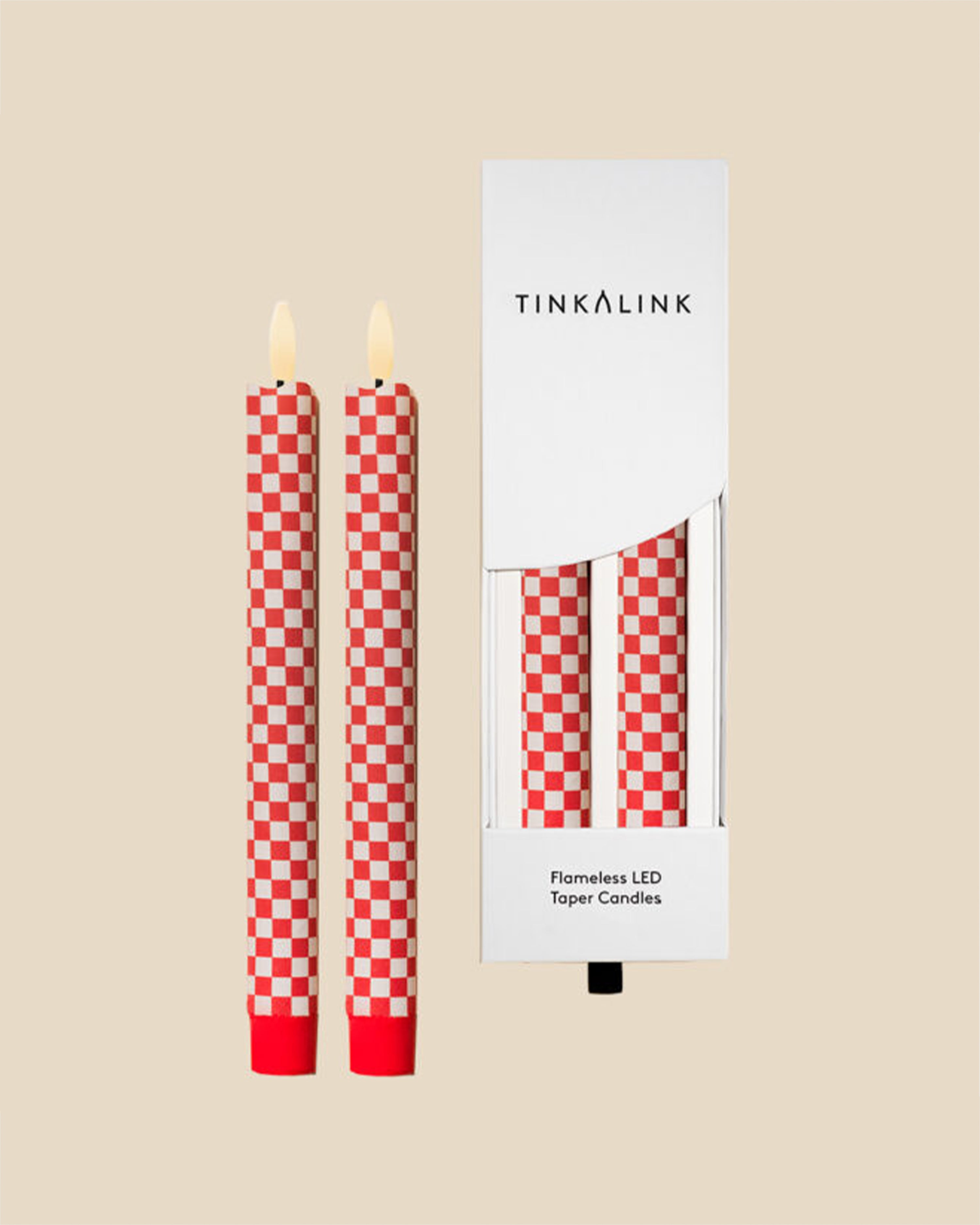 Battenberg Flameless LED Wax Candles Lip Lock