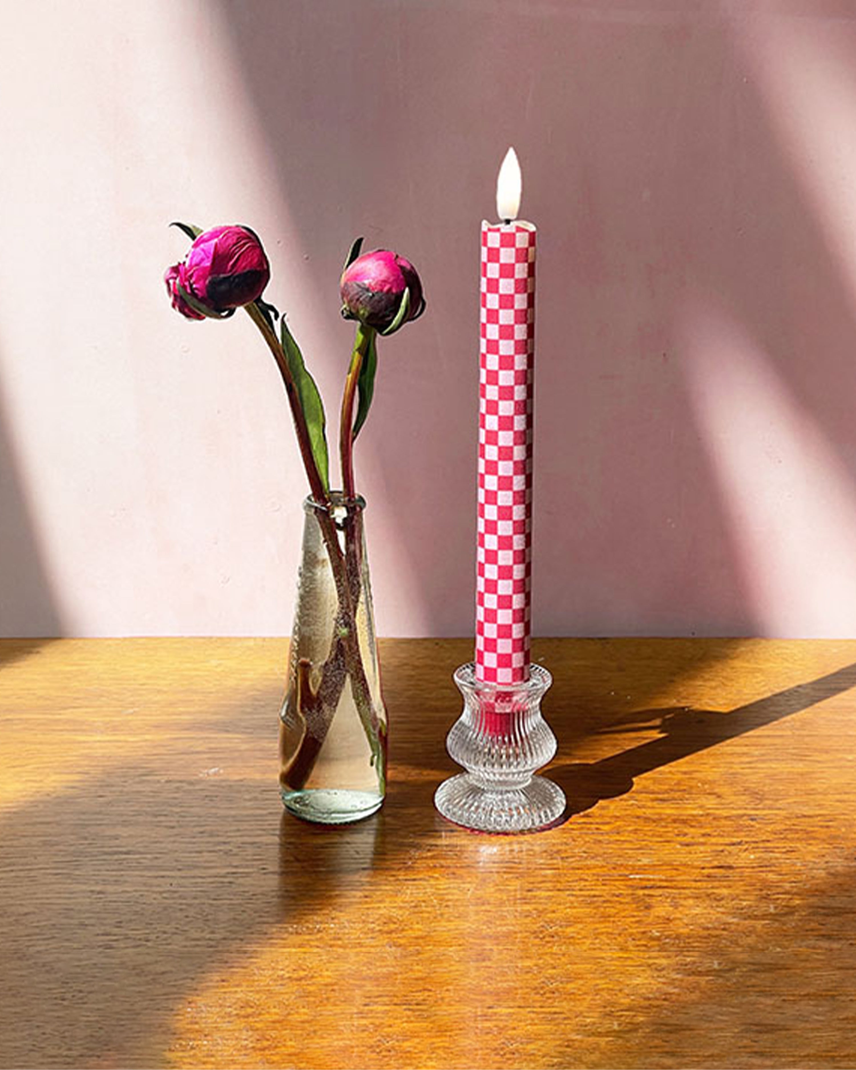 Battenberg Flameless LED Wax Candles Lip Lock