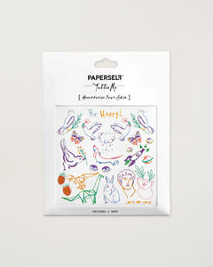 Be Happy Temporary Tattoos