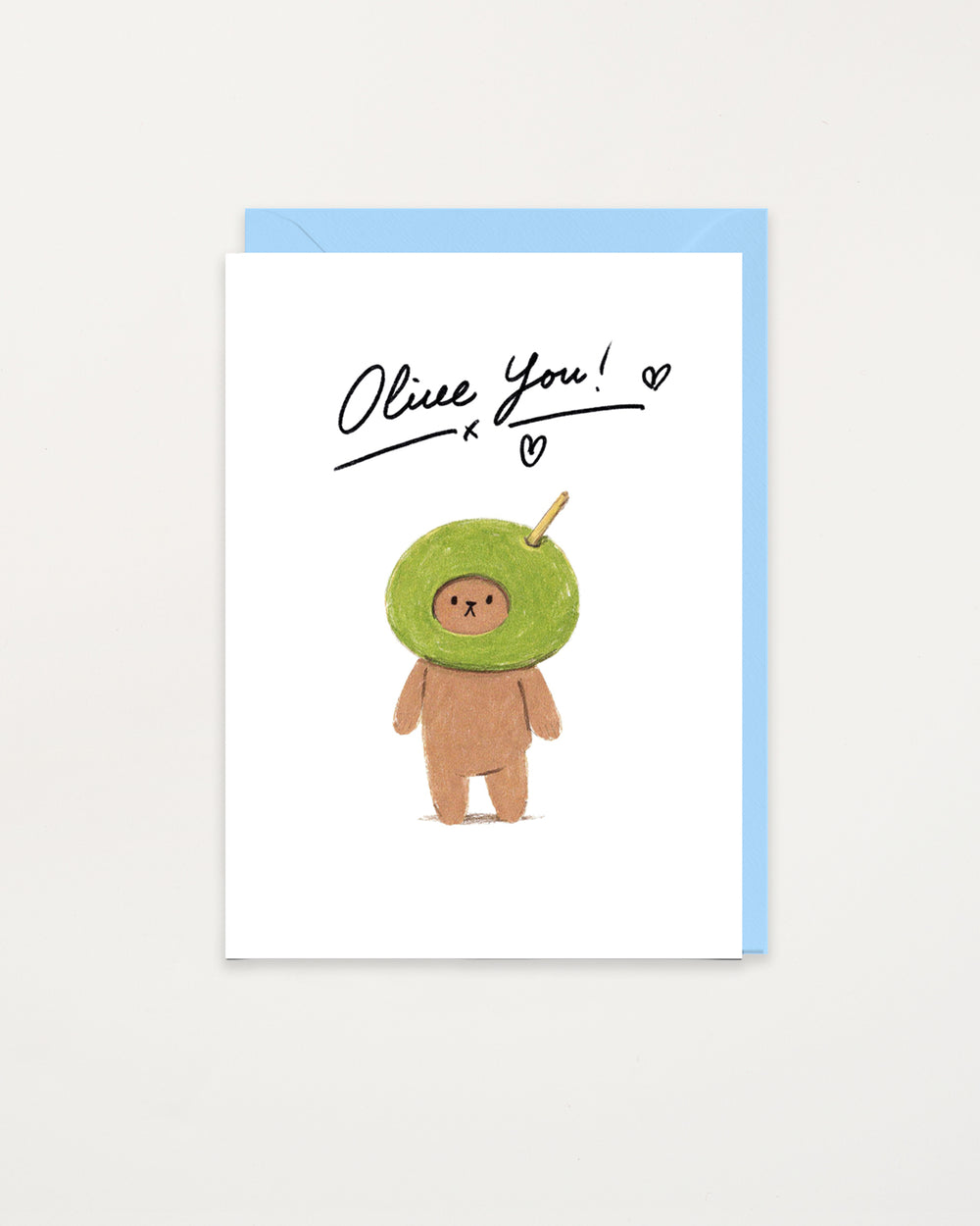 Bearly Getting By Forever Card Olive You!
