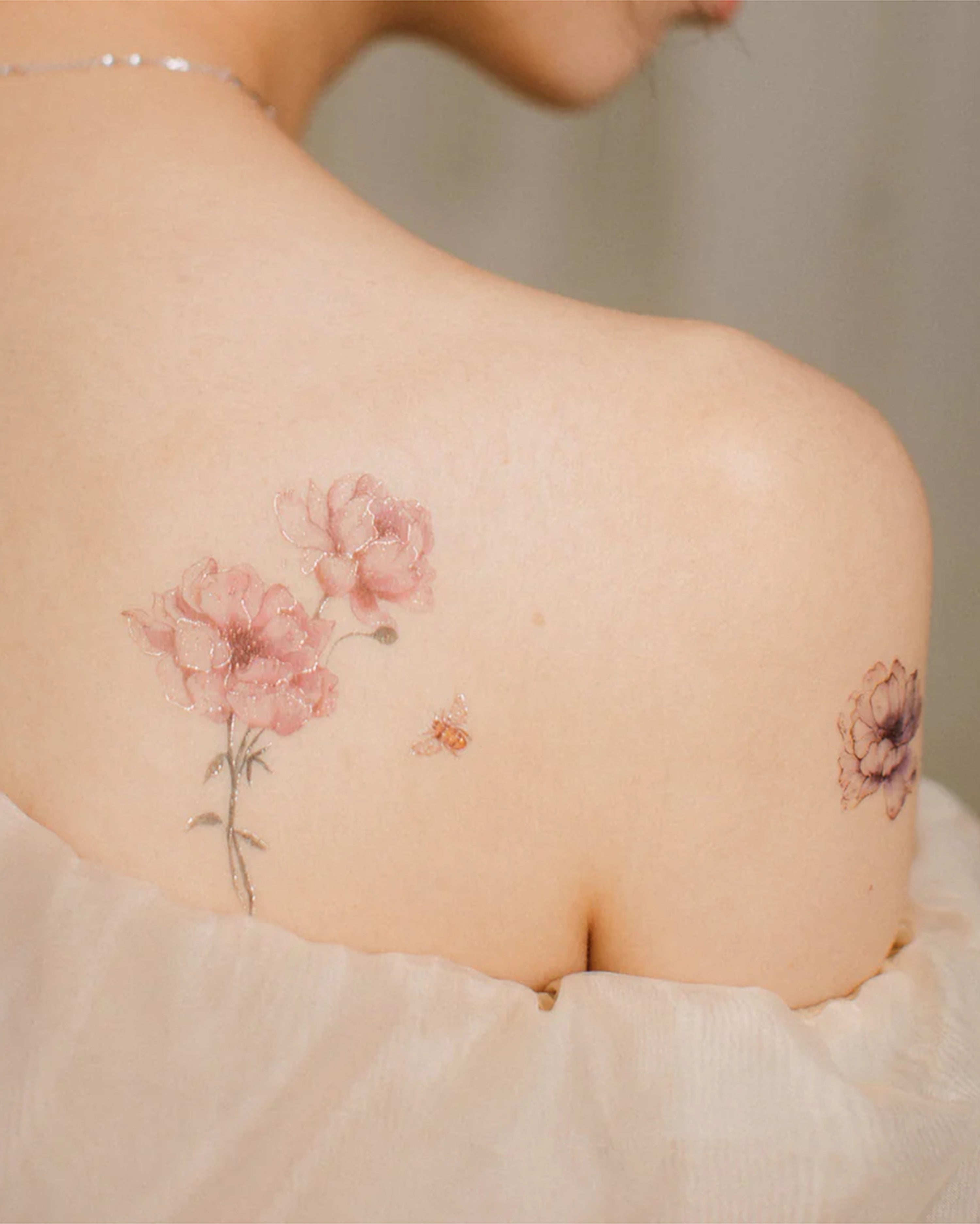 Bees Garden Temporary Tattoos