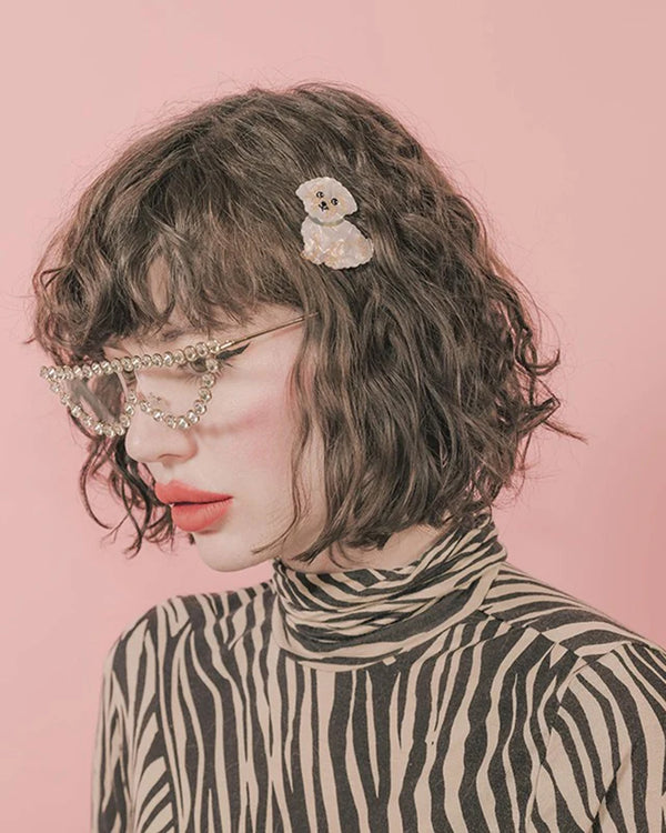 Bichon Hair Clip