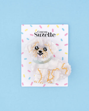 Bichon Hair Clip