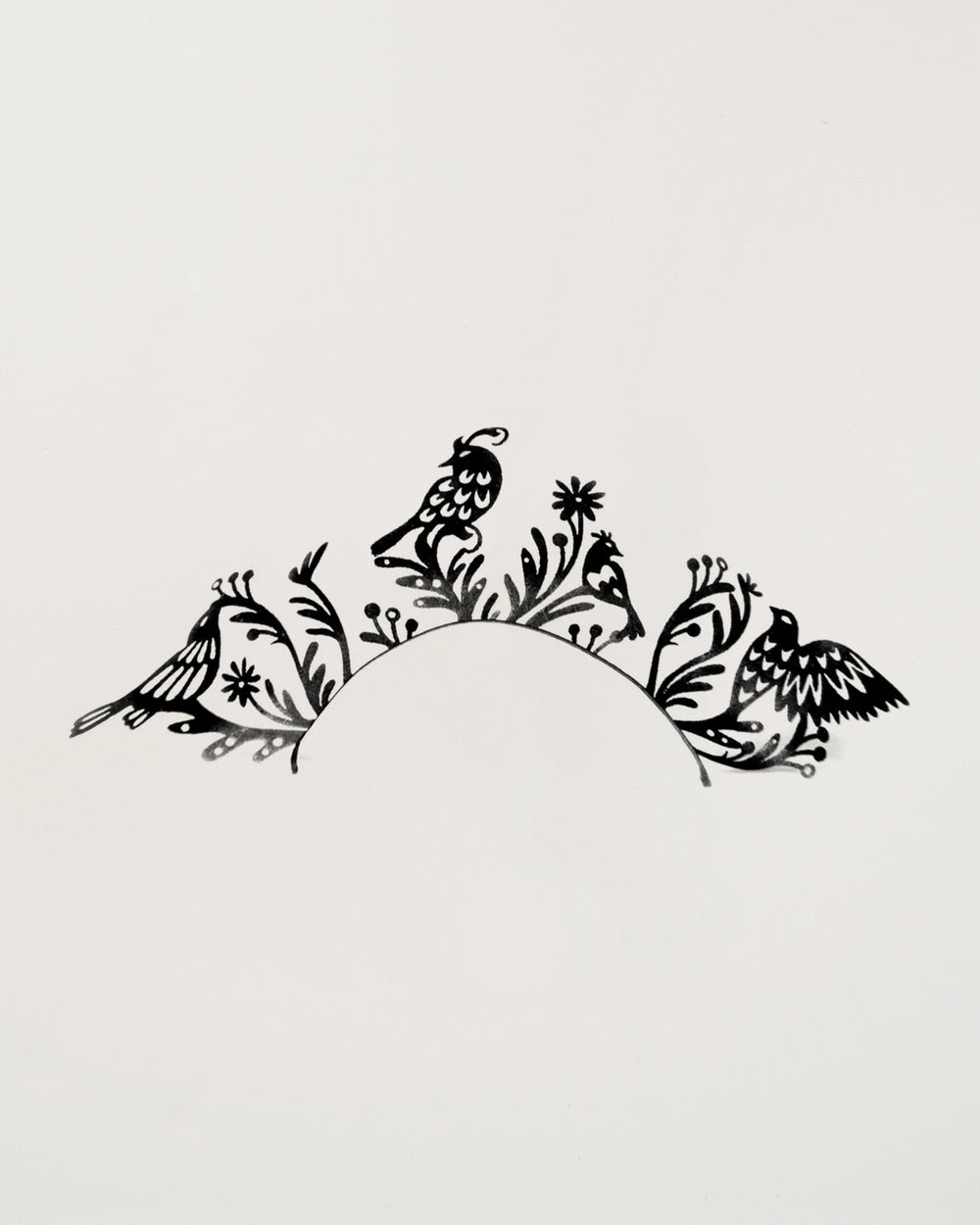 Birds Paper Lashes